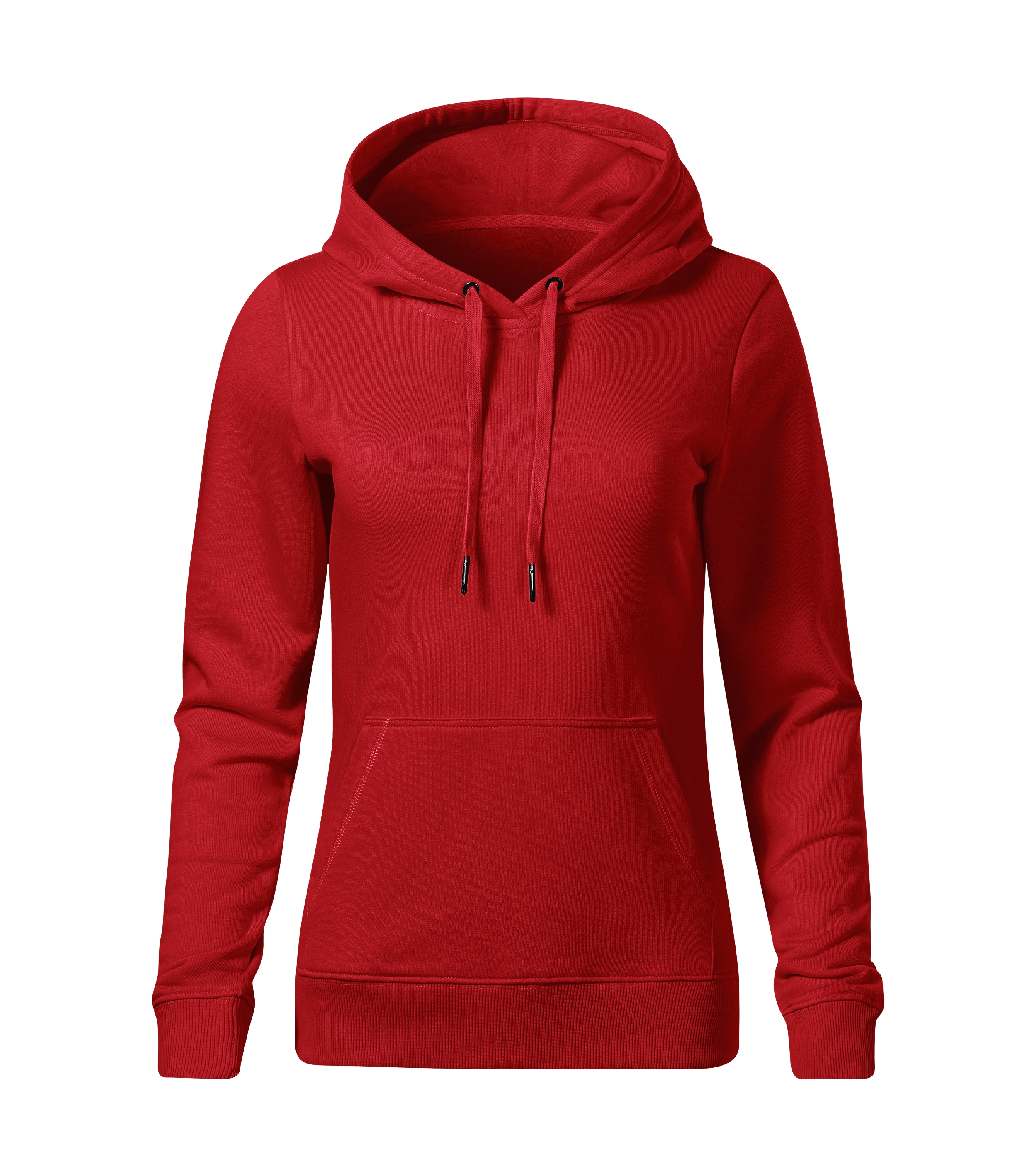 Basic Damen Pullover - BREAK (GRS) 841 Damen - leicht taillierter Schnitt mit Seitennähten und aufgesetzte Kängurutaschen - Sweatshirt Damen für Frauen und women 