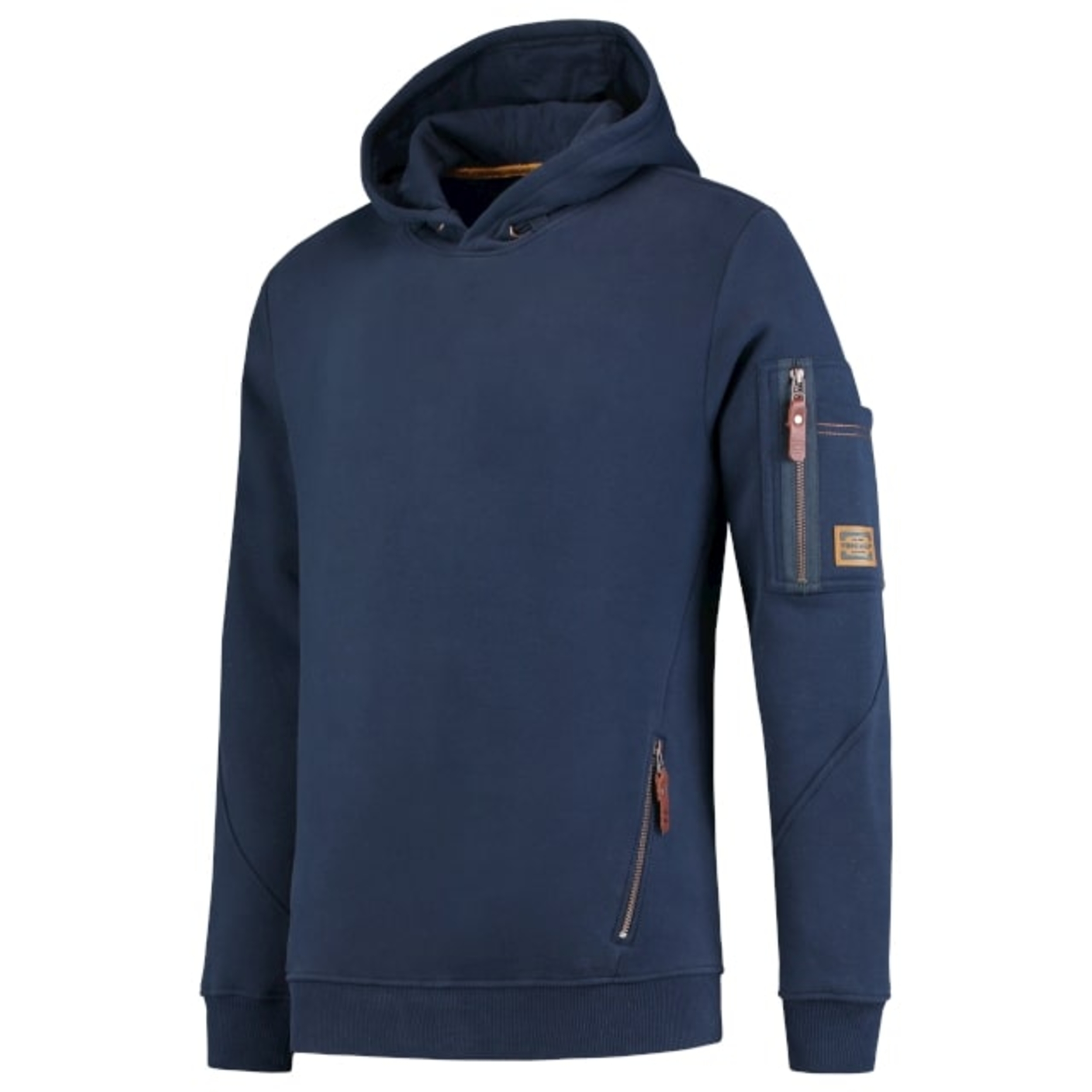 Herren Sweatshirt - PREMIUM HOODED SWEATER T42 - Kapuze mit Innenfutter Innenseite gekämmt und Tasche auf dem Ärmel - basic Herren Pullover mit Kapuze für den Winter 