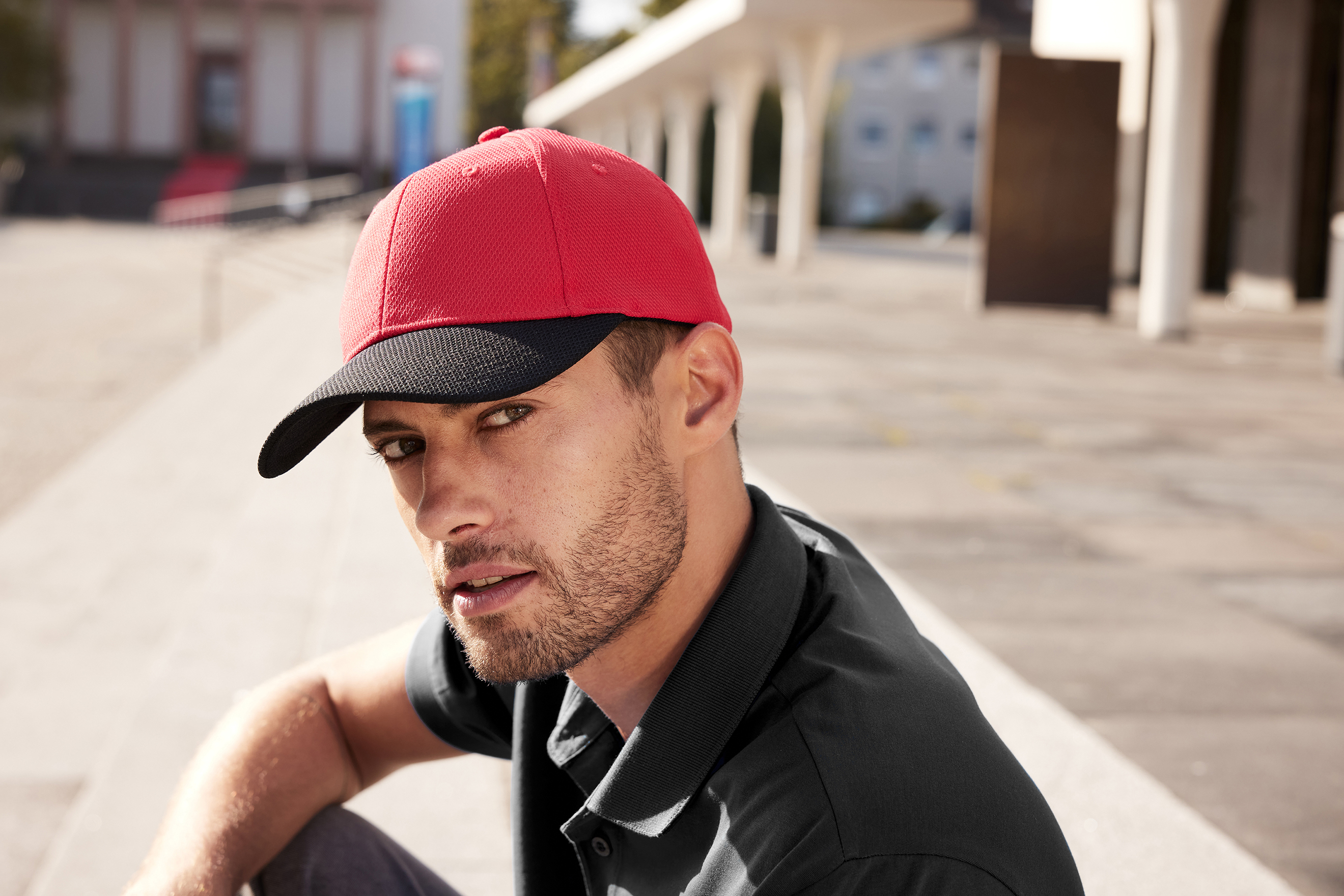 6 Panel Mesh Cap MB6246 Stylische 6 Panel Cap aus weichem Meshmaterial