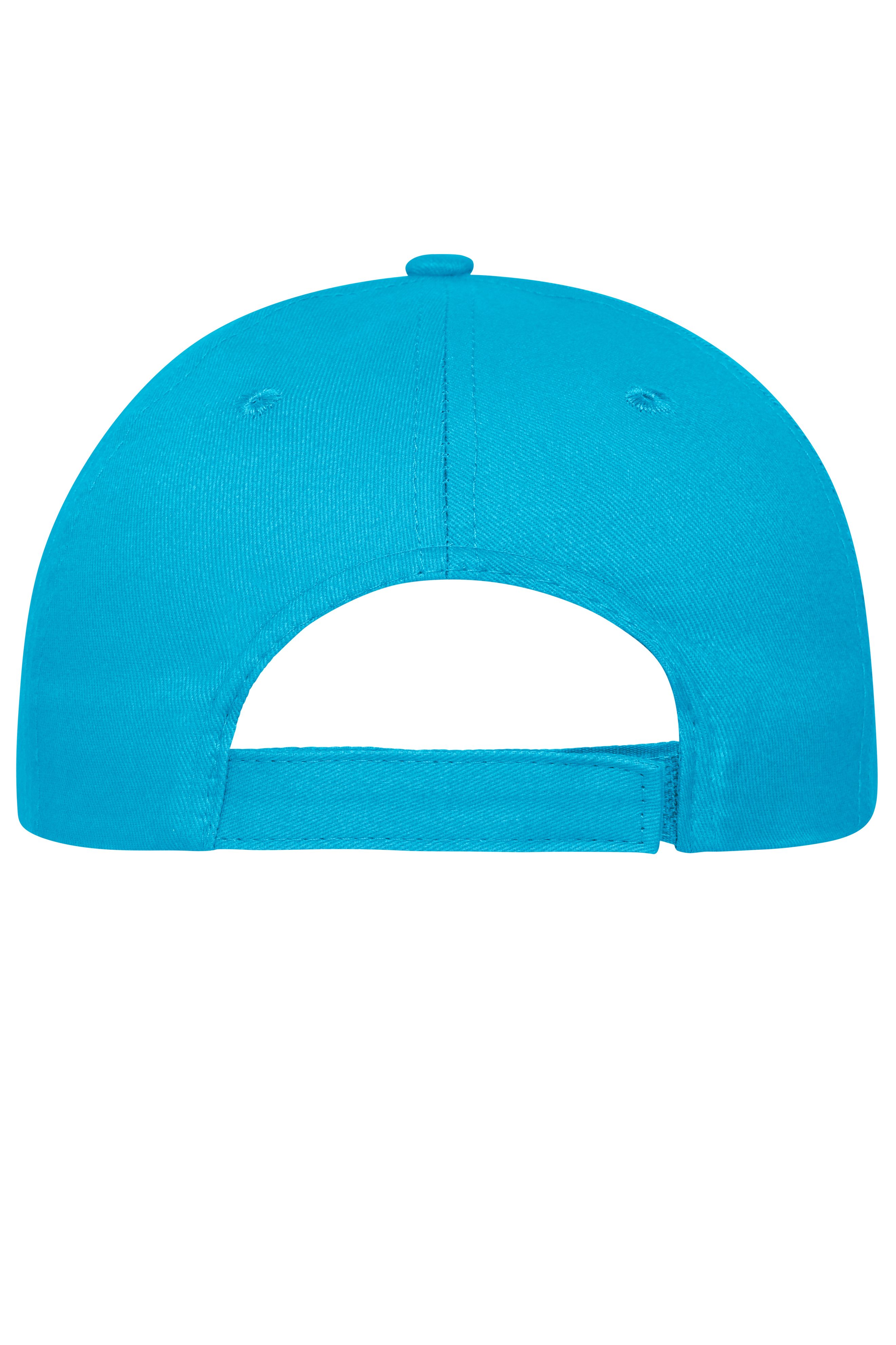 5 Panel Cap Bio Cotton MB6237 5 Panel Cap mit ungebürsteter Oberfläche