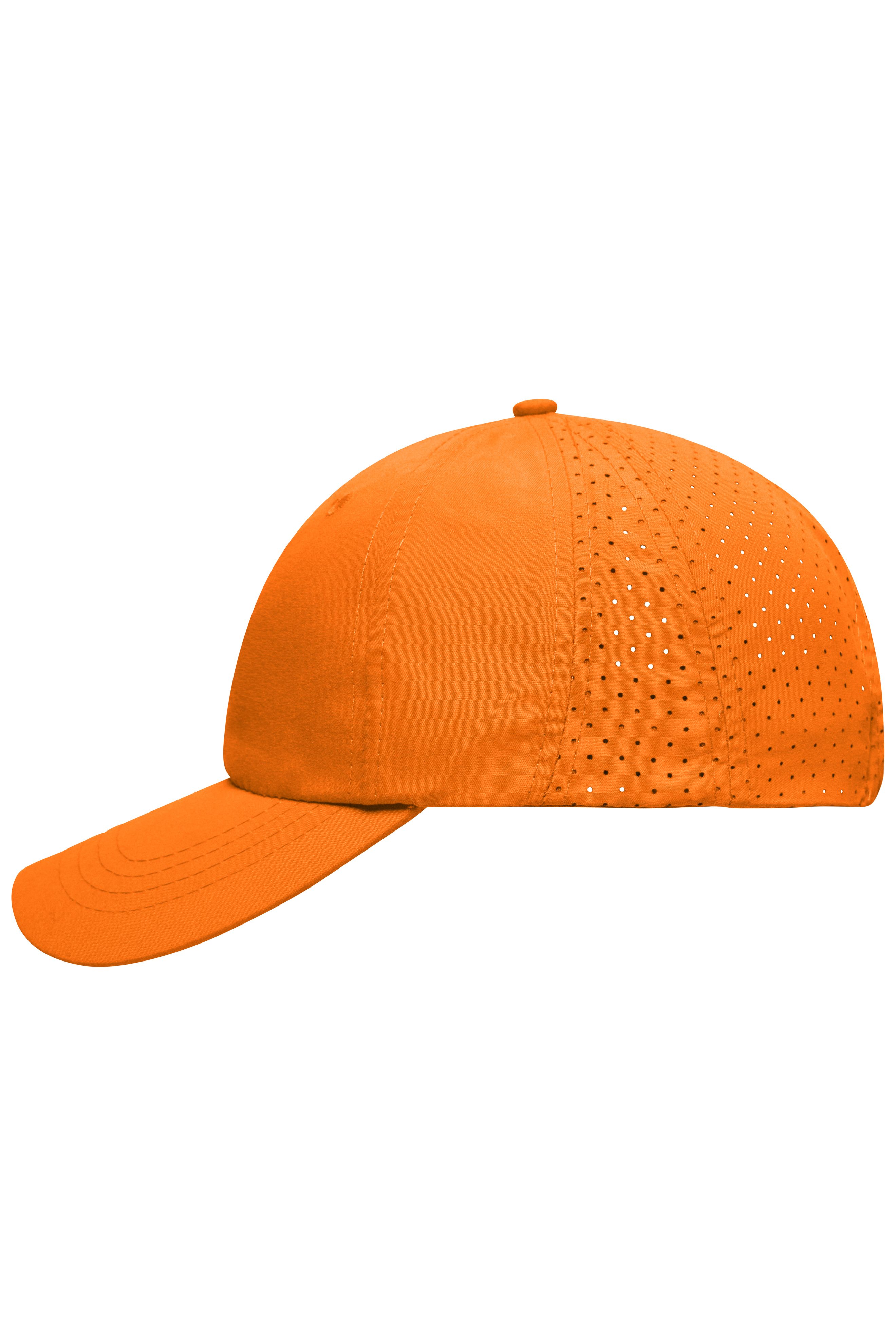 Laser Cut Cap MB6538 Sportliche 8 Panel Cap aus weicher Microfaser