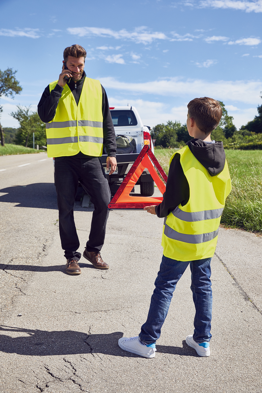 Safety Vest Adults JN815 Leicht zu bedruckende Sicherheitsweste in Einheitsgröße