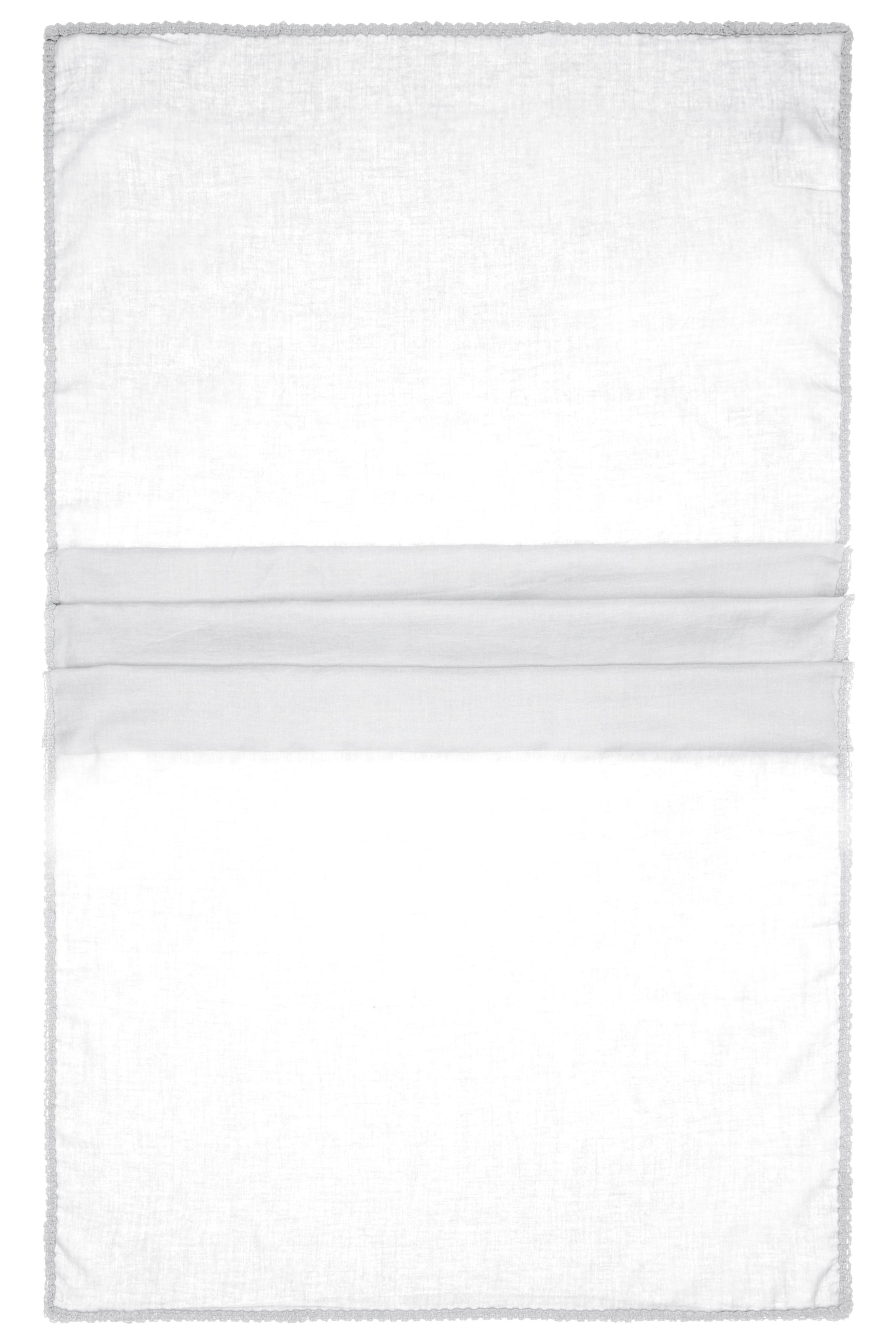 Cotton Scarf MB6404 Modischer Schal mit Zierbordüre entlang der Kante