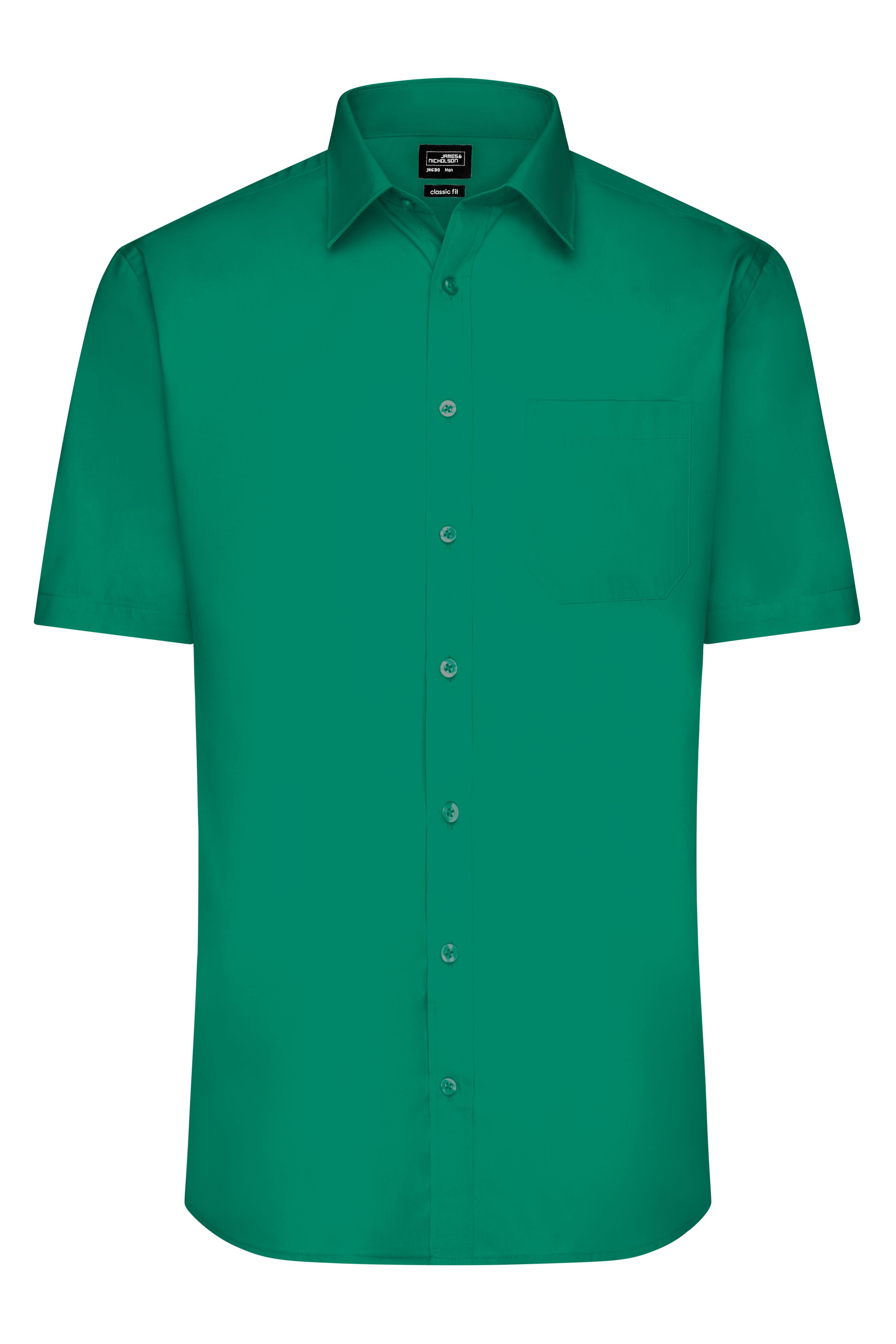 Men's Shirt Shortsleeve Poplin JN680 Klassisches Shirt aus pflegeleichtem Mischgewebe Men's Shirt Shortsleeve Poplin JN680 Klassisches Shirt aus pflegeleichtem Mischgewebe