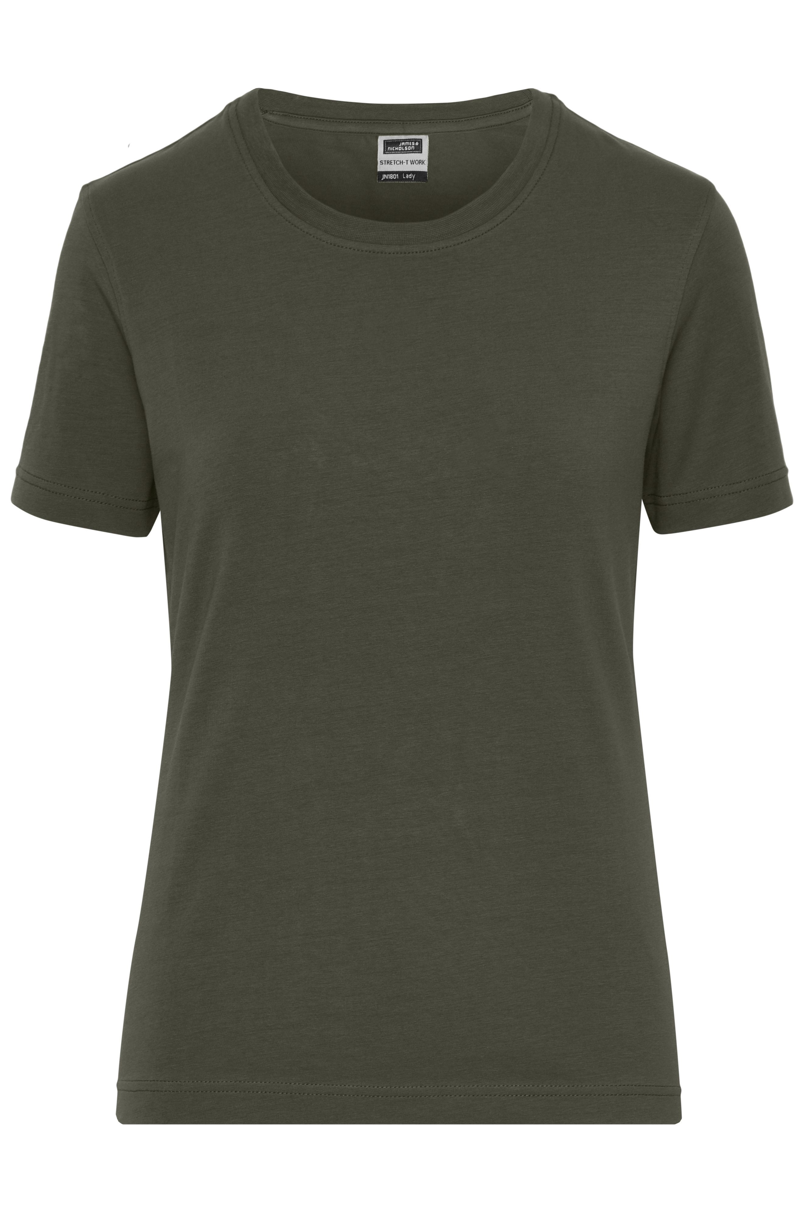 Ladies' BIO Stretch-T Work - SOLID - JN1801 T-Shirt aus weichem Elastic-Single-Jersey