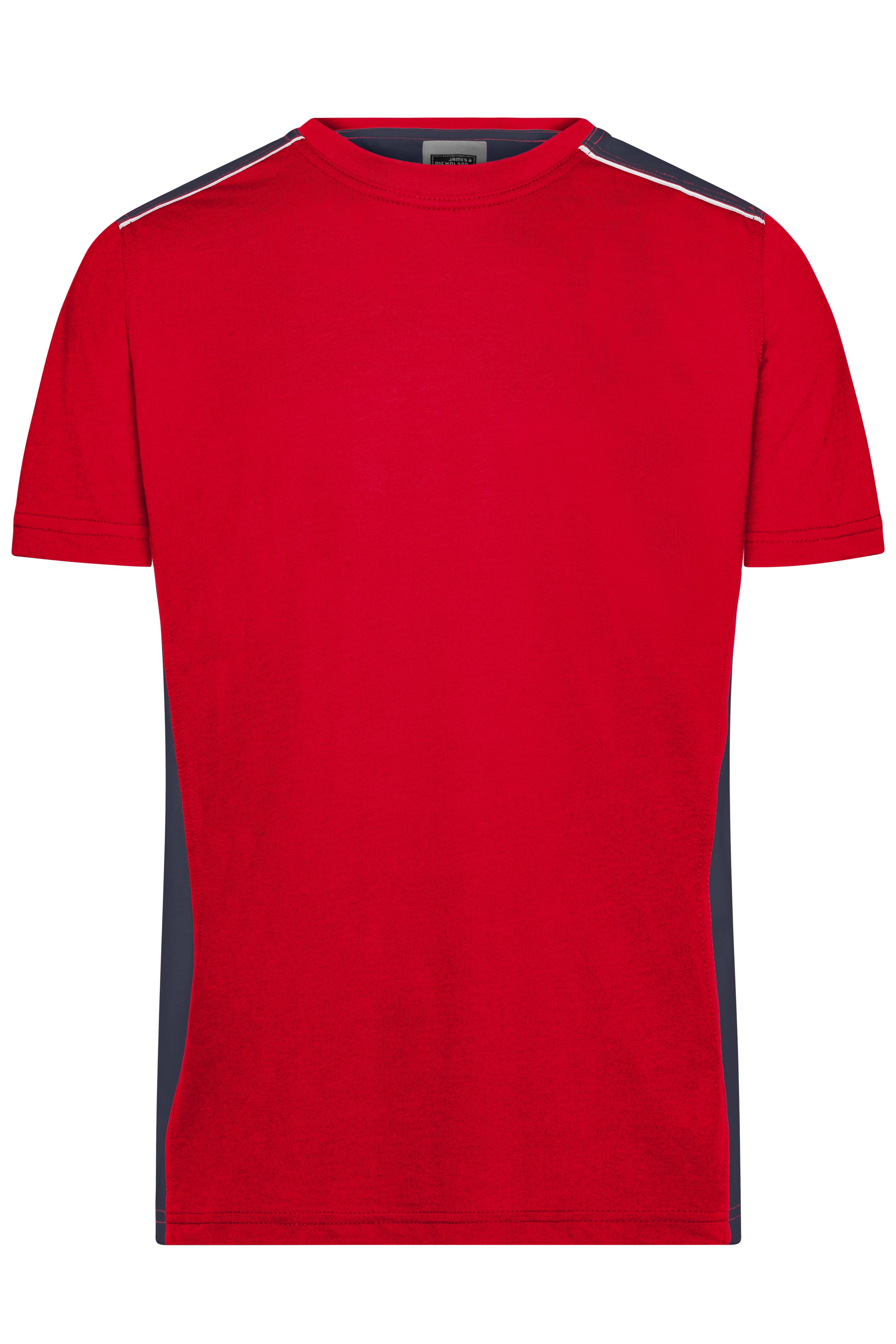 Men's Workwear T-Shirt - COLOR - JN860 Strapazierfähiges und pflegeleichtes T-Shirt mit Kontrasteinsätzen