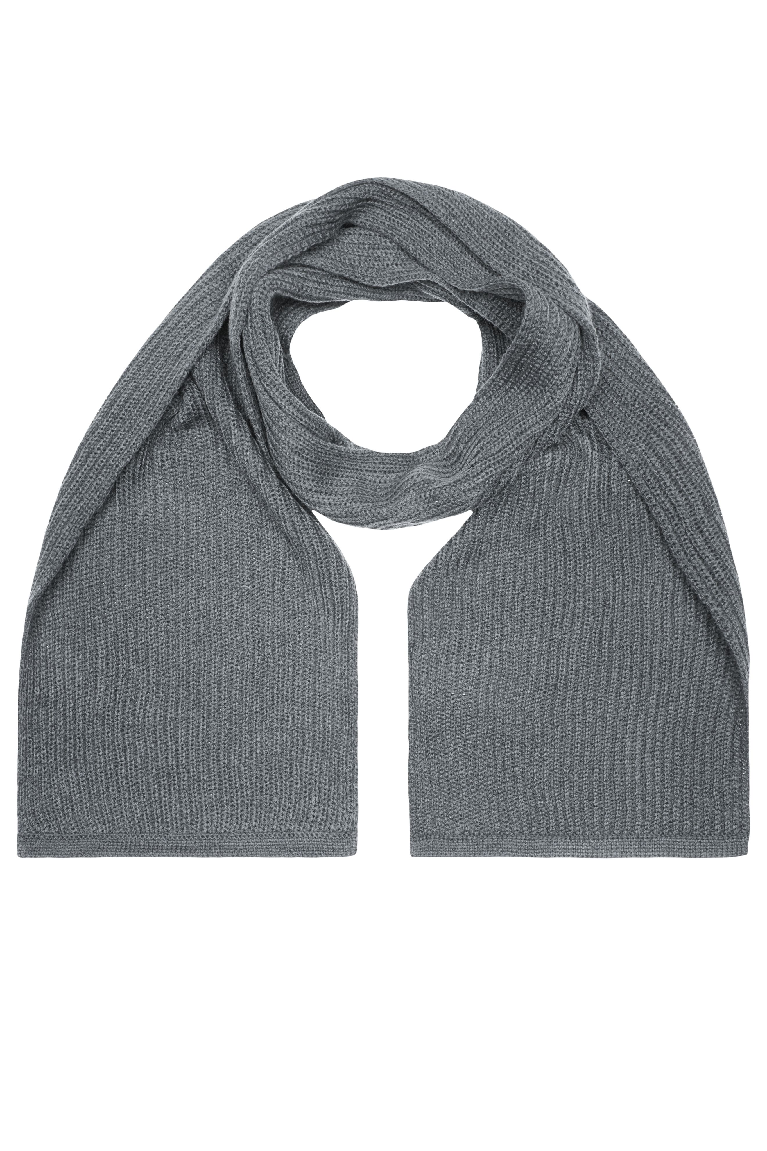 Knitted Scarf MB504 Grober Strickschal mit eingefassten Enden