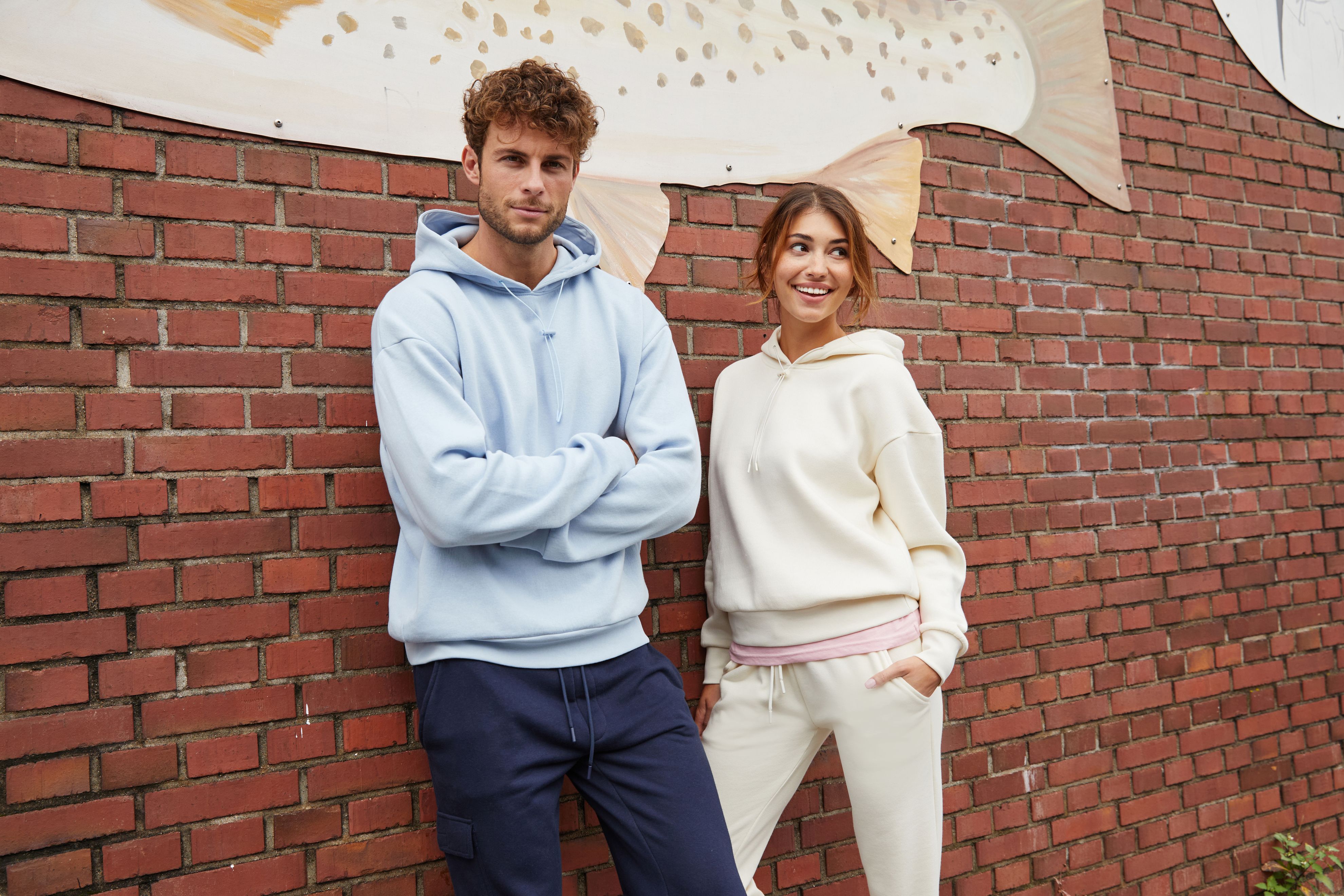 Men's Lounge Hoody 8034 Stylisches Kapuzensweat, leicht oversized