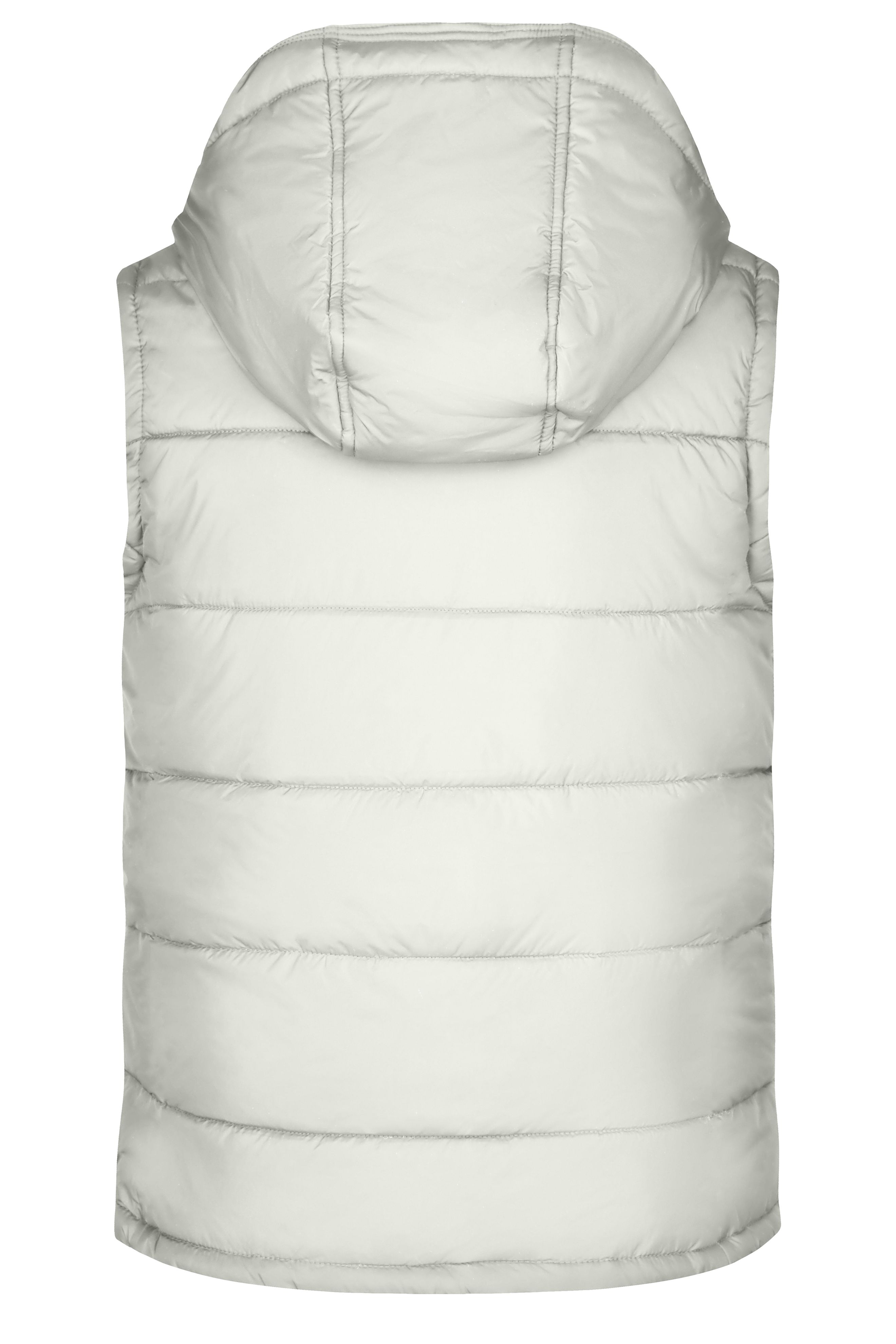 Men's Padded Vest JN1004 Modische Steppweste mit abnehmbarer Kapuze