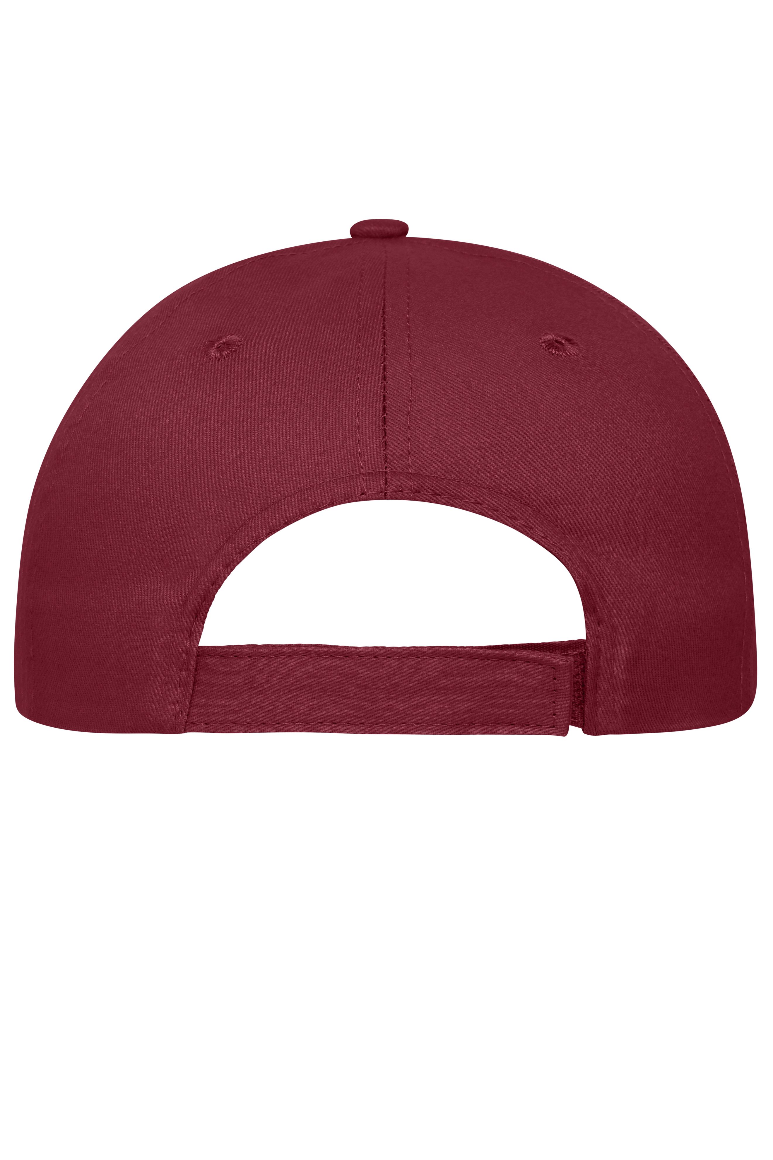 5 Panel Cap Bio Cotton MB6237 5 Panel Cap mit ungebürsteter Oberfläche