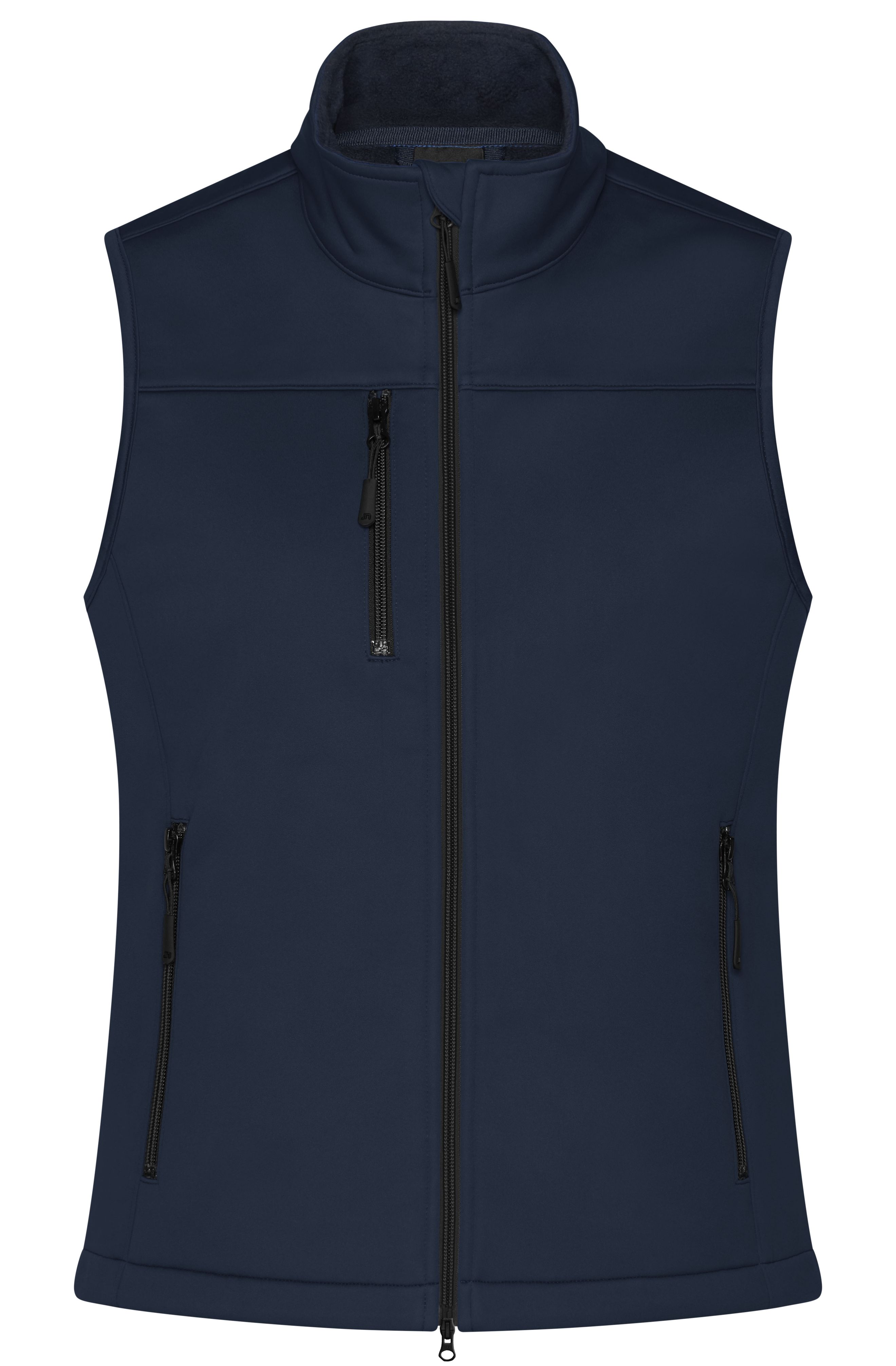 Ladies' Softshell Vest JN1169 Klassische Softshellweste im sportlichen Design aus recyceltem Polyester