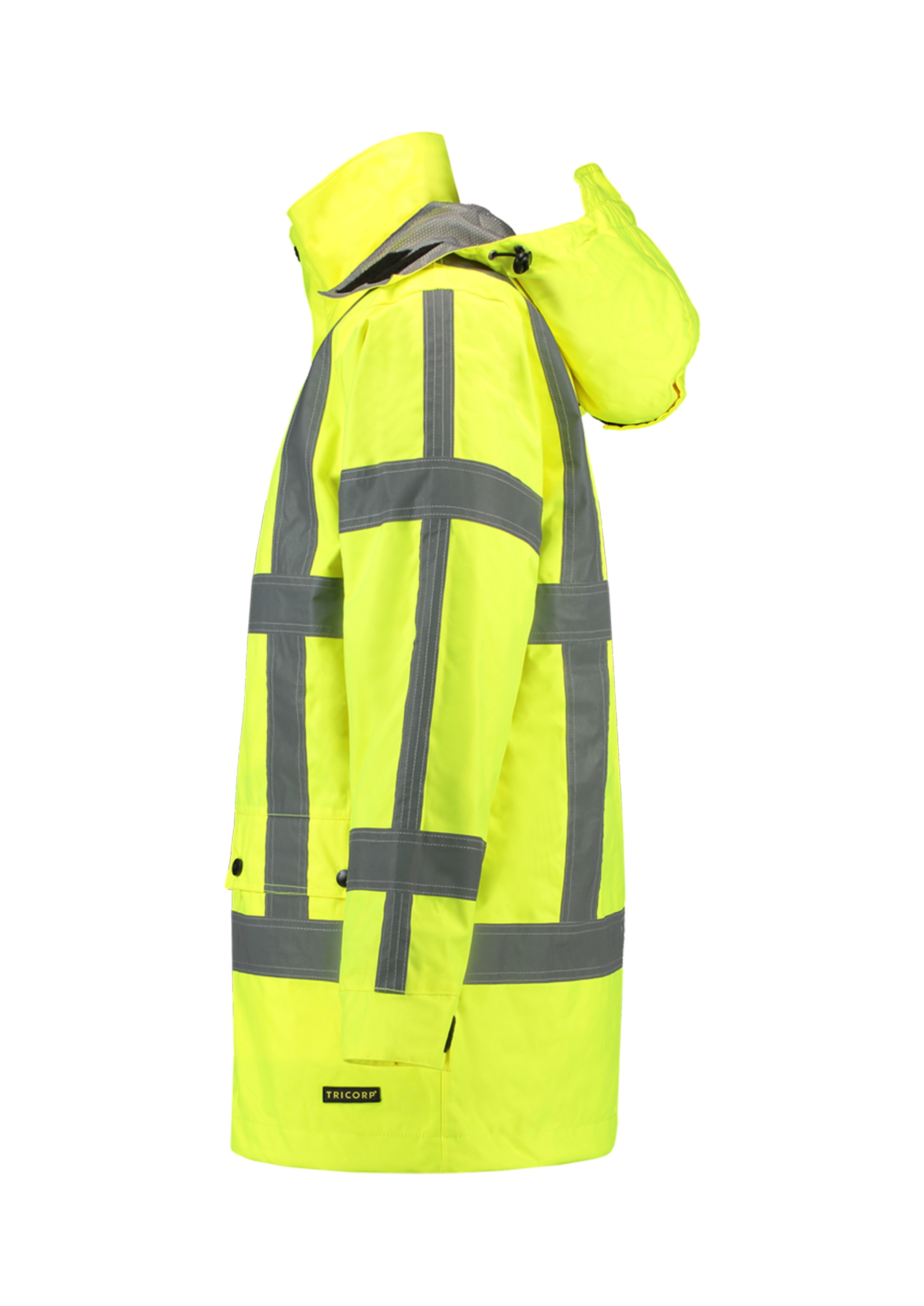 Unisex Arbeitsjacke - RWS PARKA T50 - retroreflektierende Bänder und innere Brusttaschen - Herren und Damen Warnschutzjacke wasserdicht und reflektierend 