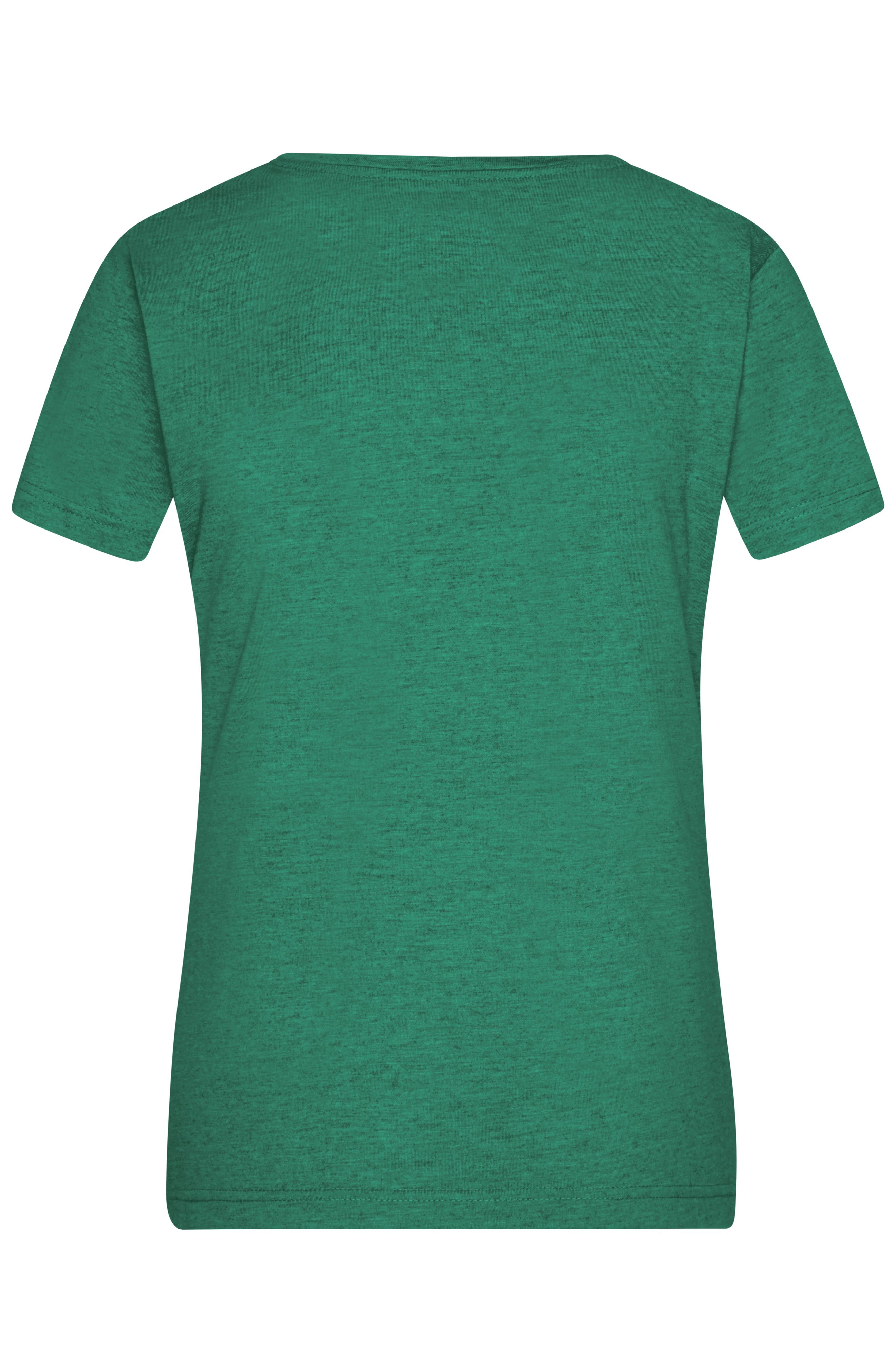 Ladies' Heather T-Shirt JN973 Modisches T-Shirt mit V-Ausschnitt