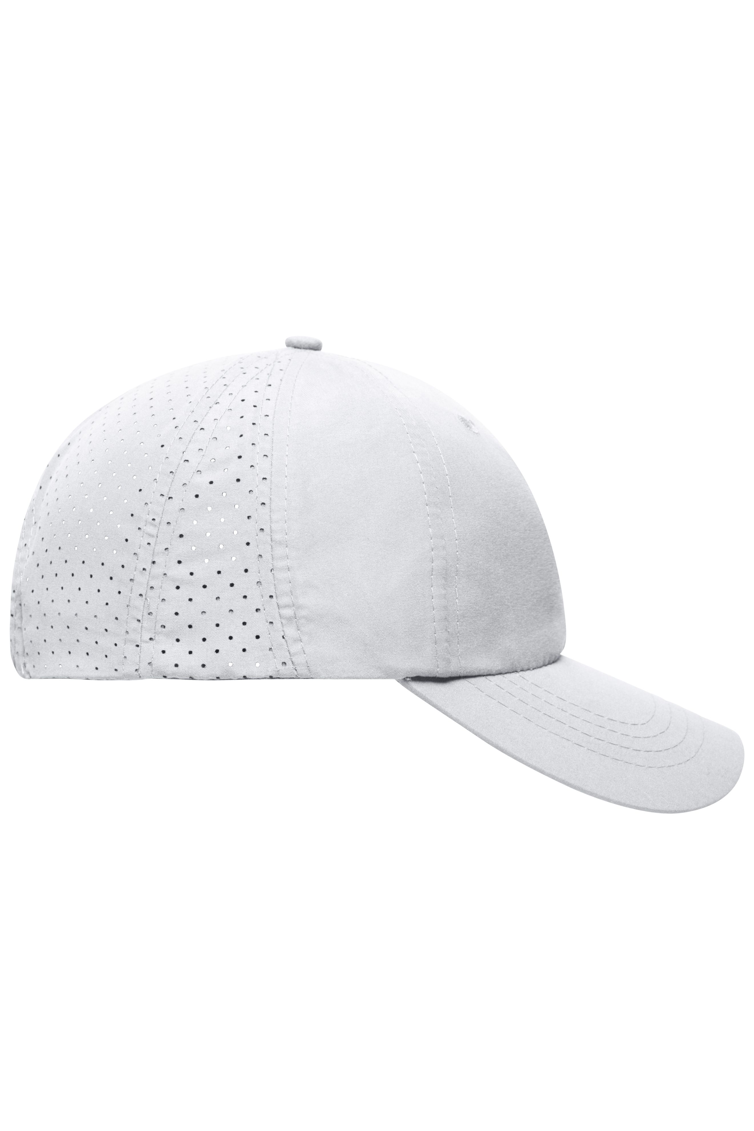 Laser Cut Cap MB6538 Sportliche 8 Panel Cap aus weicher Microfaser