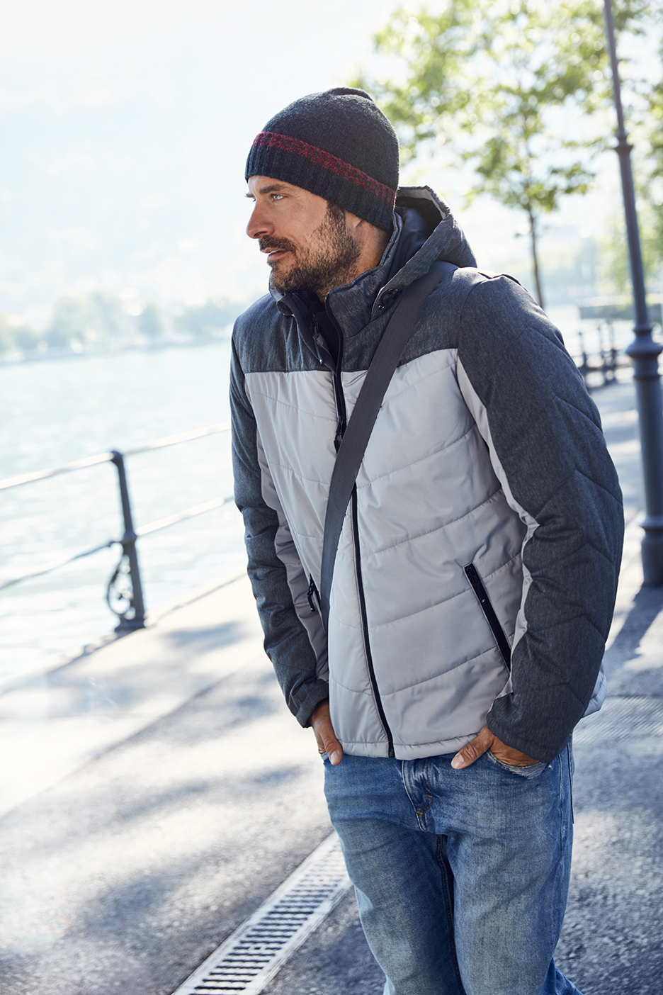 Men's Winter Jacket JN1134 Sportliche Winterjacke mit Kapuze