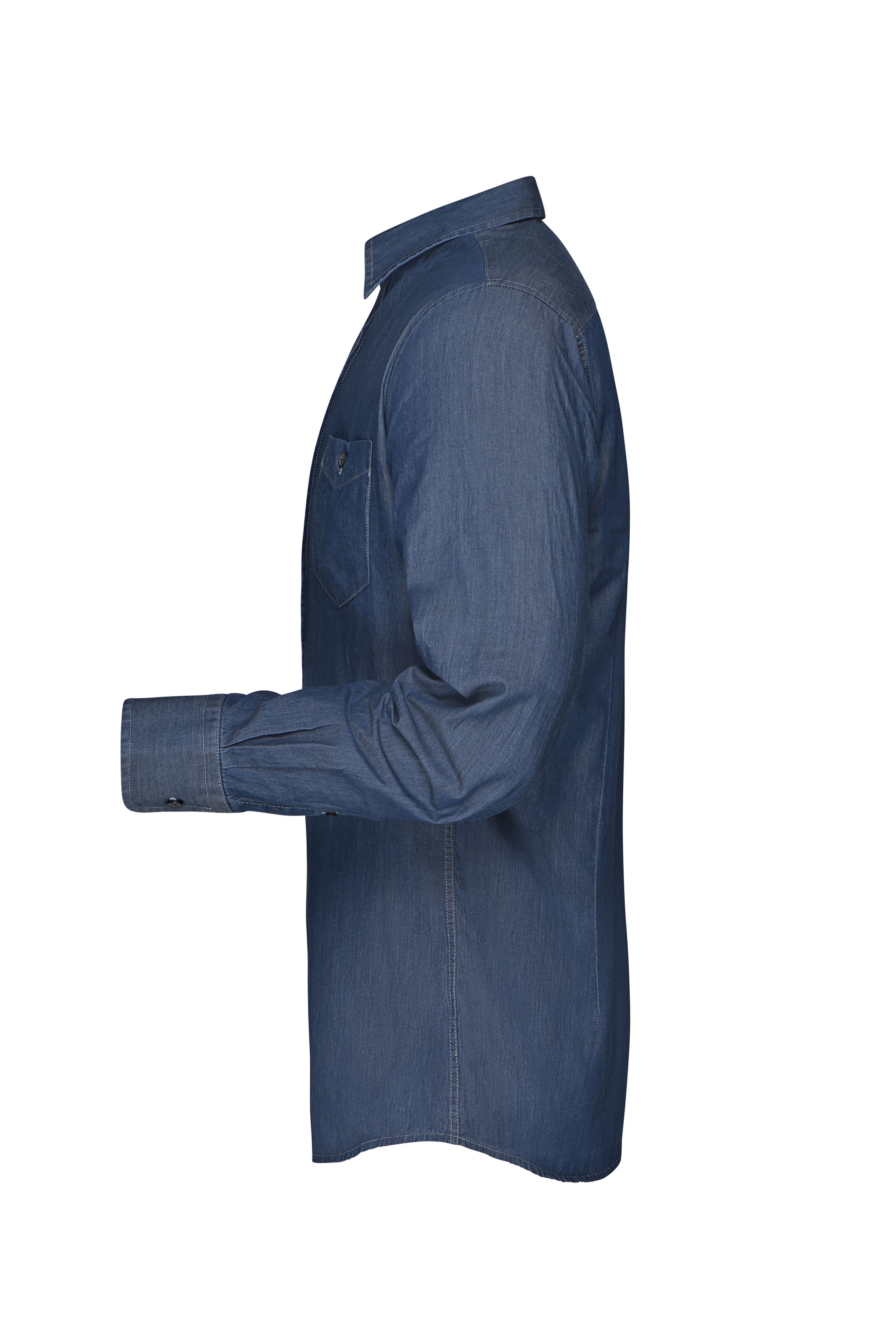 Men's Denim Shirt JN629 Trendiges Jeanshemd Men's Denim Shirt JN629 Trendiges Jeanshemd