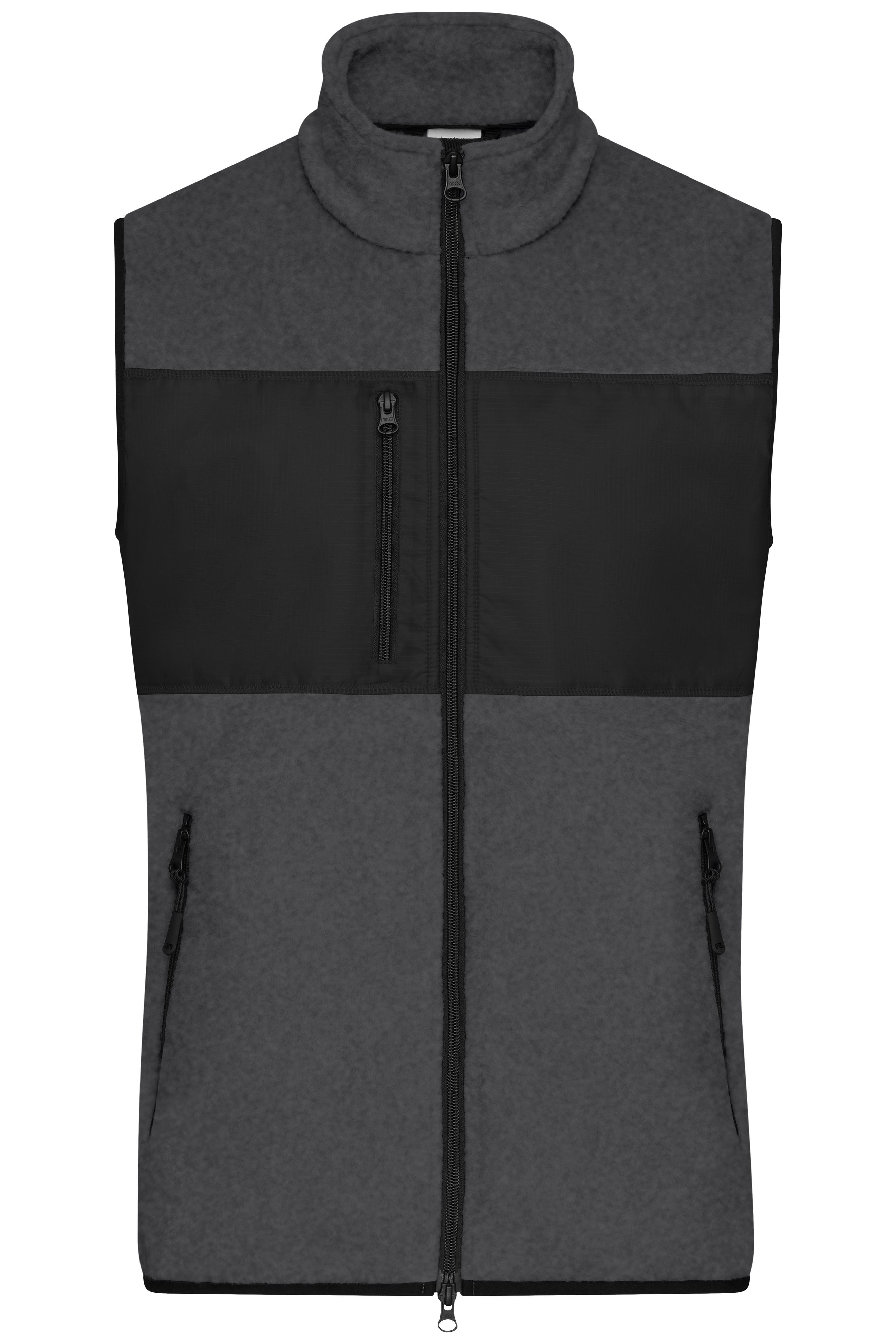 Men's Fleece Vest JN1310 Fleeceweste im Materialmix