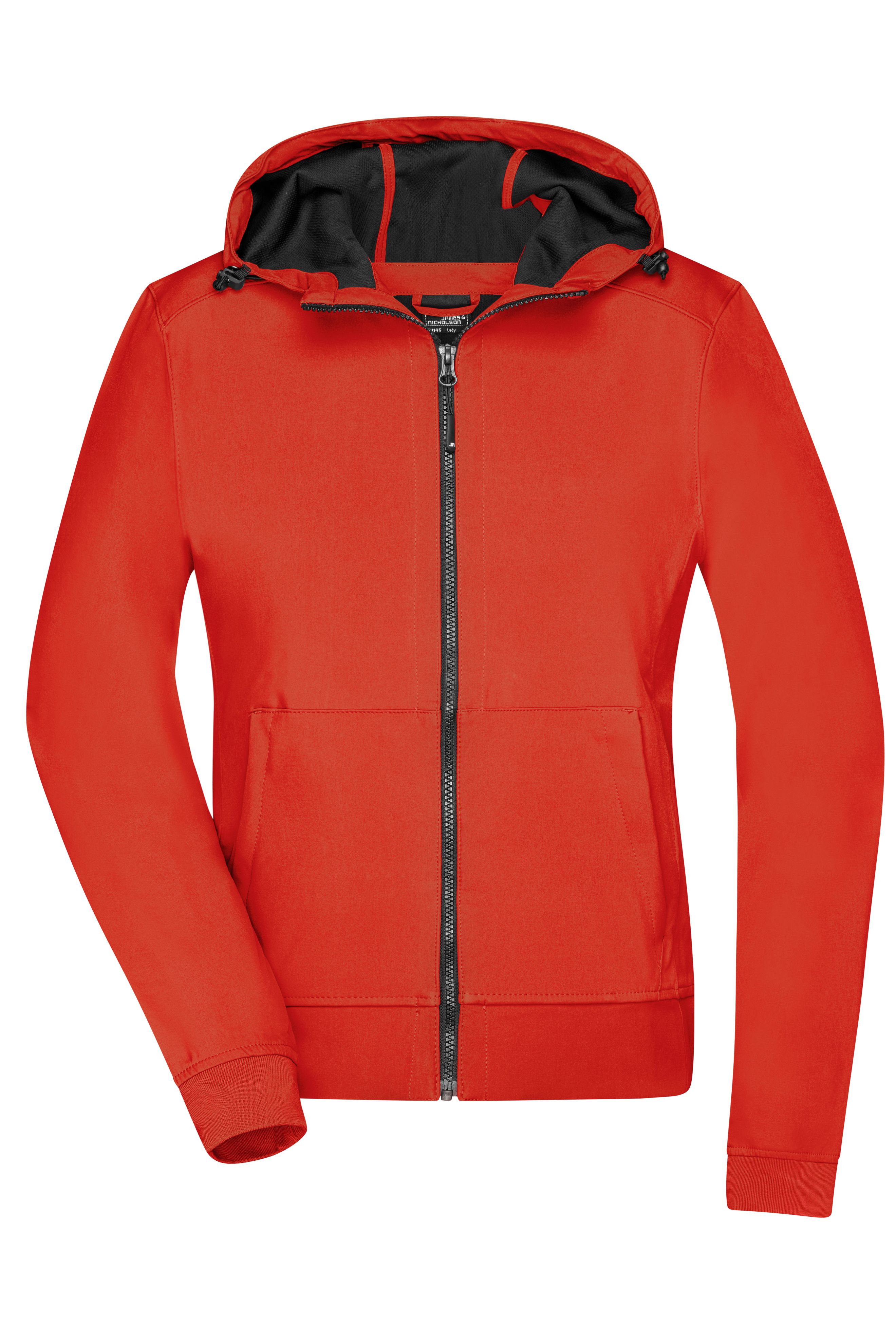 Ladies' Hooded Softshell Jacket JN1145 Softshelljacke mit Kapuze im sportlichen Design