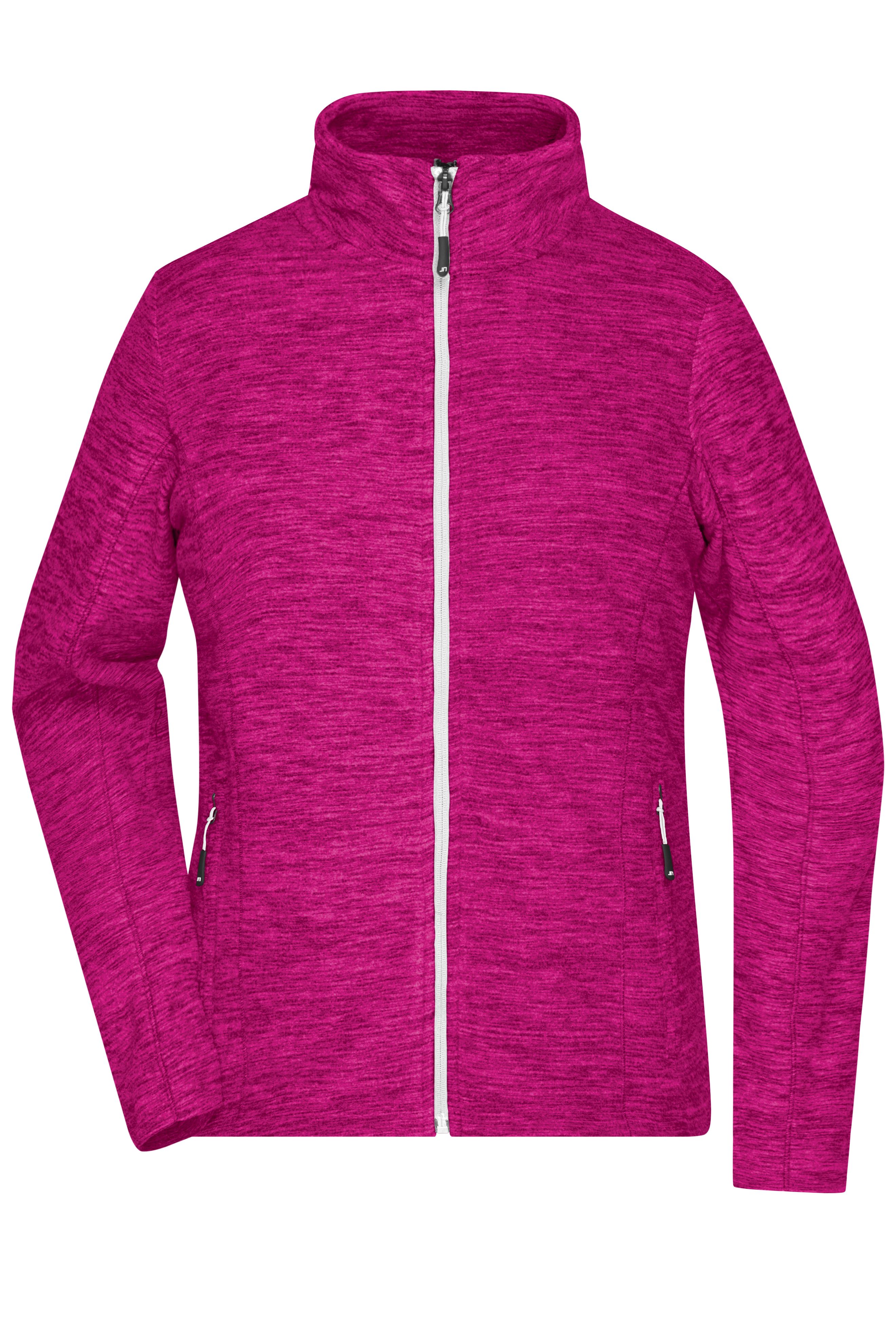 Ladies' Fleece Jacket JN769 Fleecejacke in modischer Melange-Optik