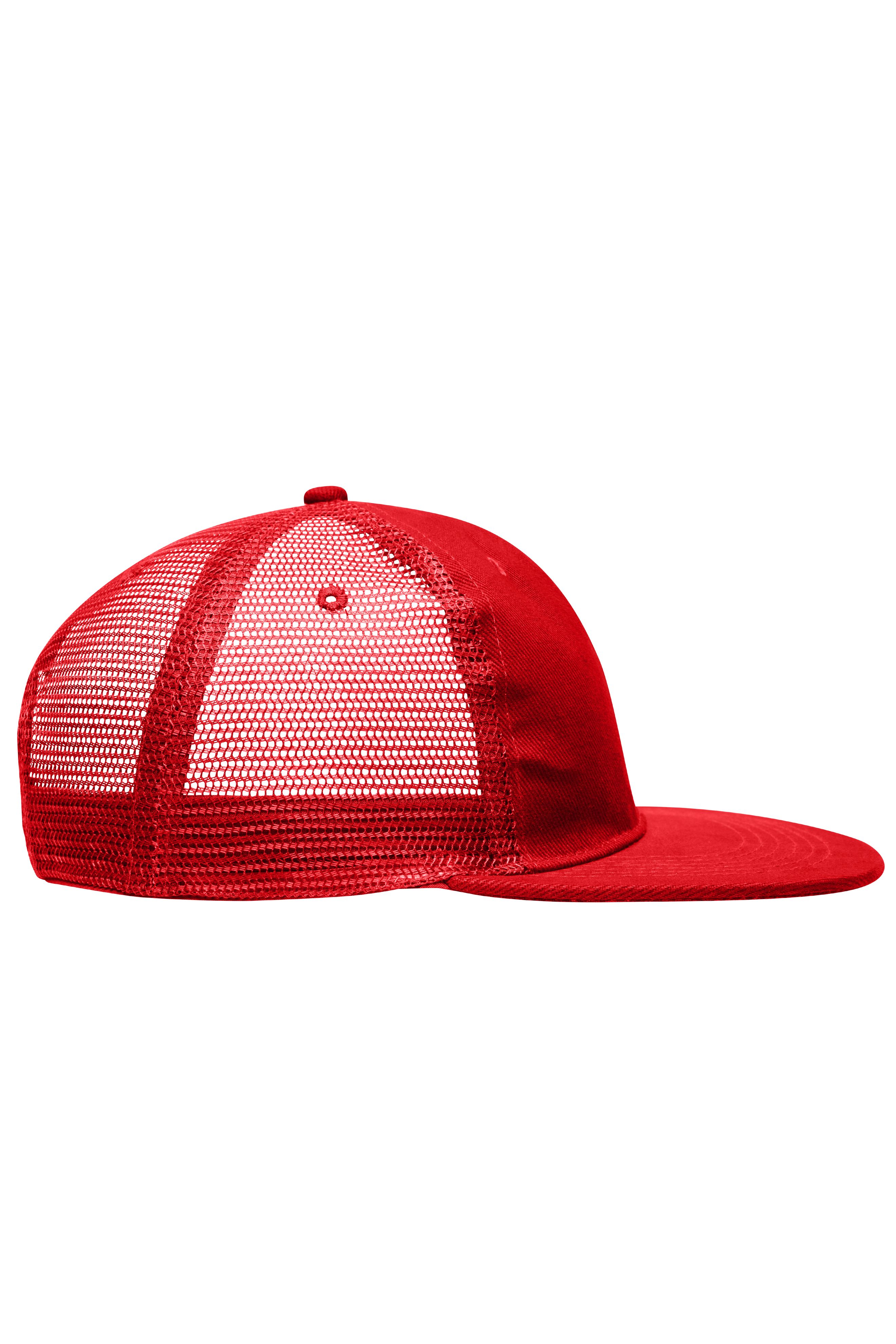 6 Panel Flat Peak Cap MB6509 6 Panel Mesh Cap mit flachem Schild
