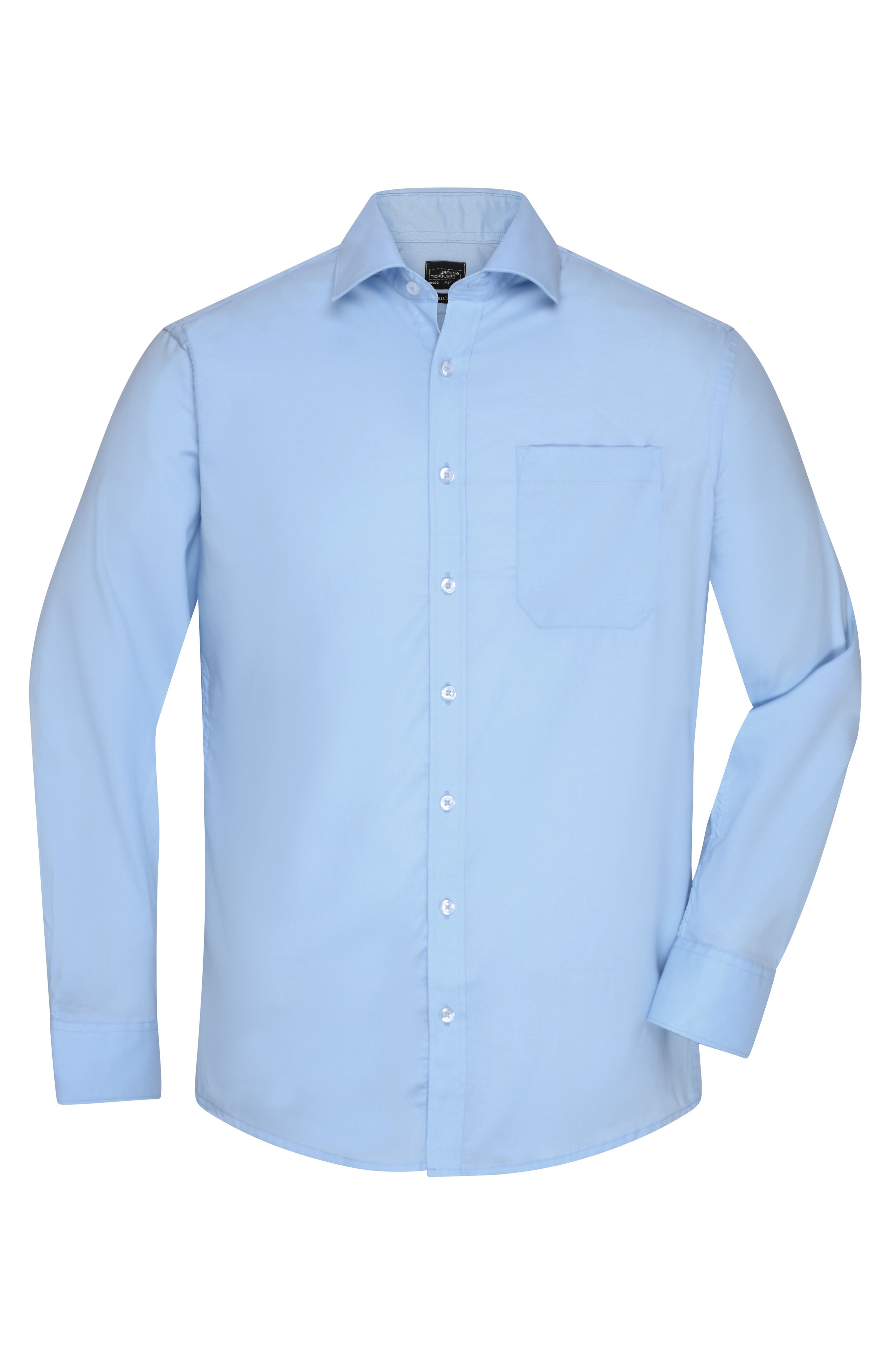 Men's Shirt Longsleeve Micro-Twill JN682 Klassisches Shirt in pflegeleichter Baumwollqualität