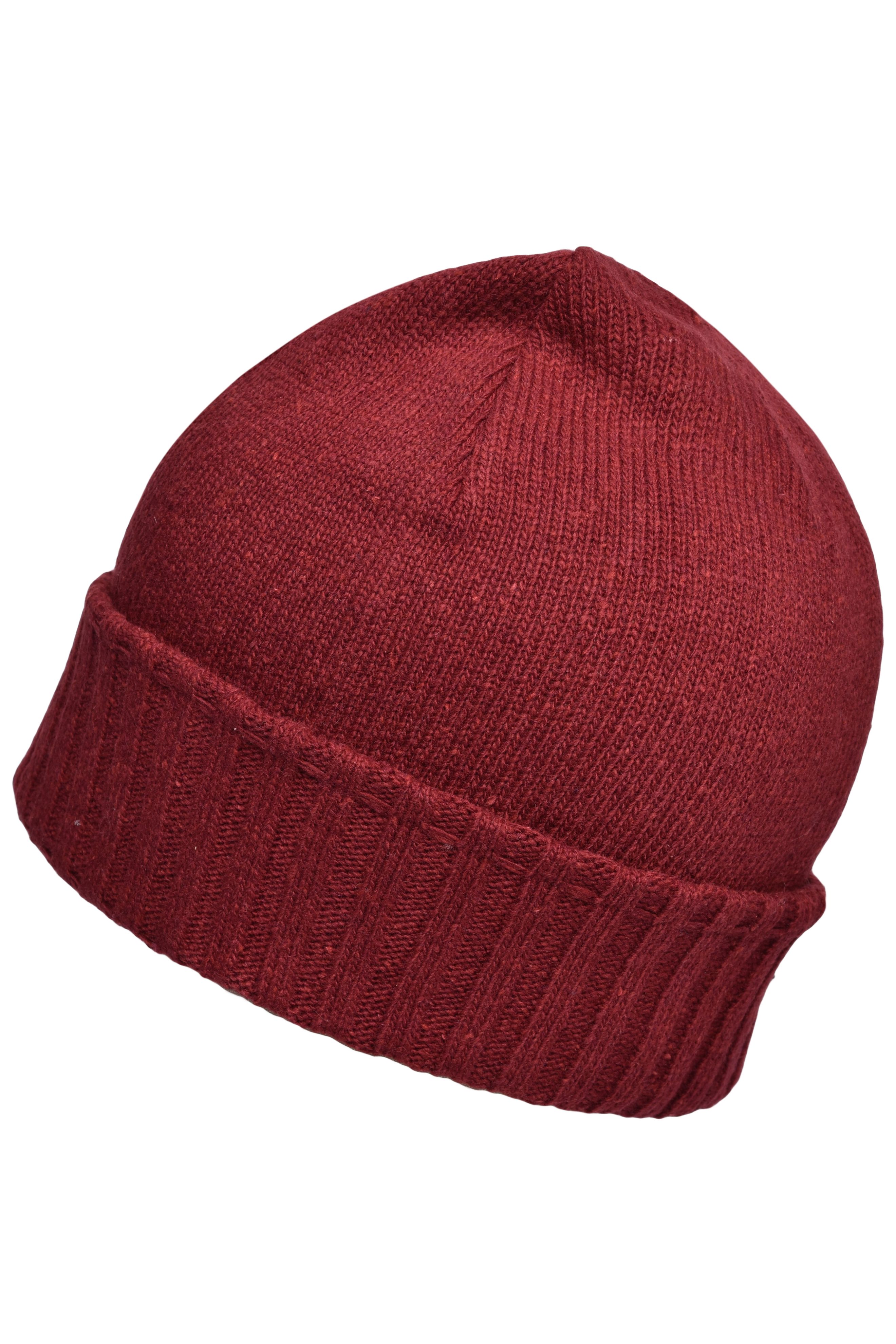 Melange Hat Basic MB7979 Elegante Strickmütze mit Krempe