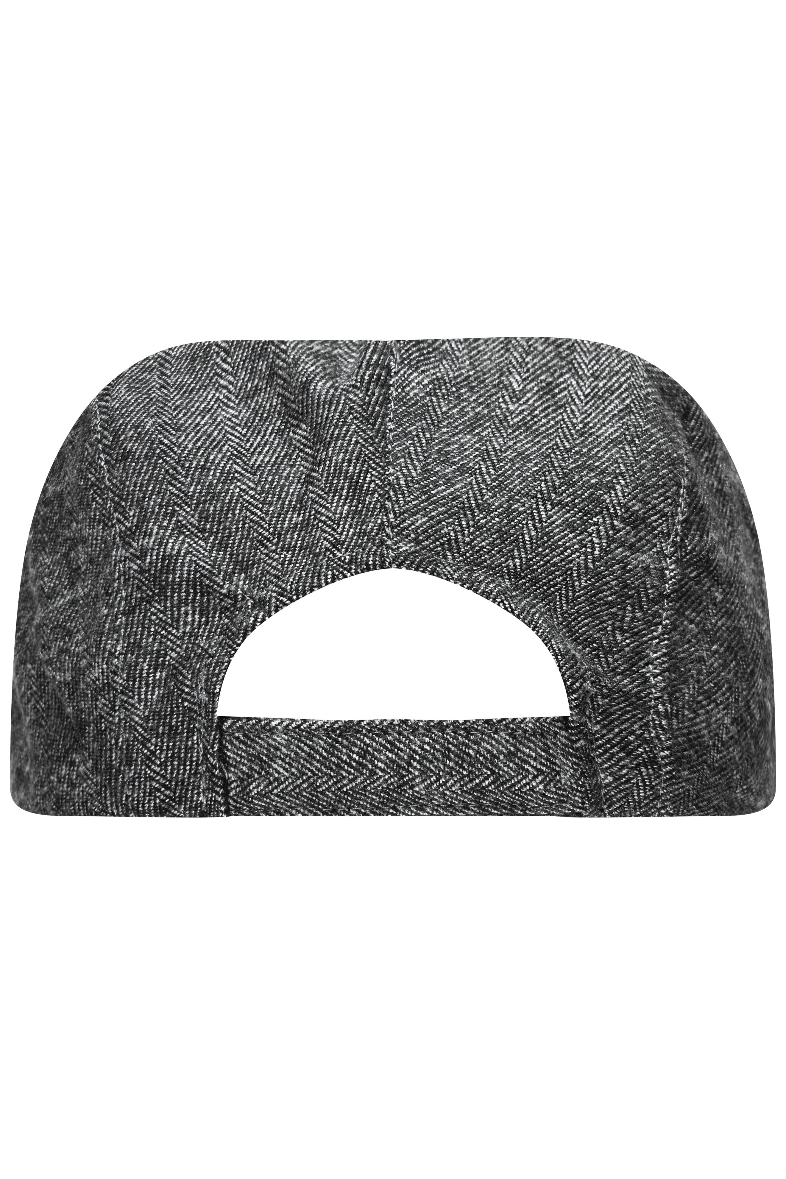 Dandy Cap MB6226 Flache Mütze mit verdeckt genähtem Schild