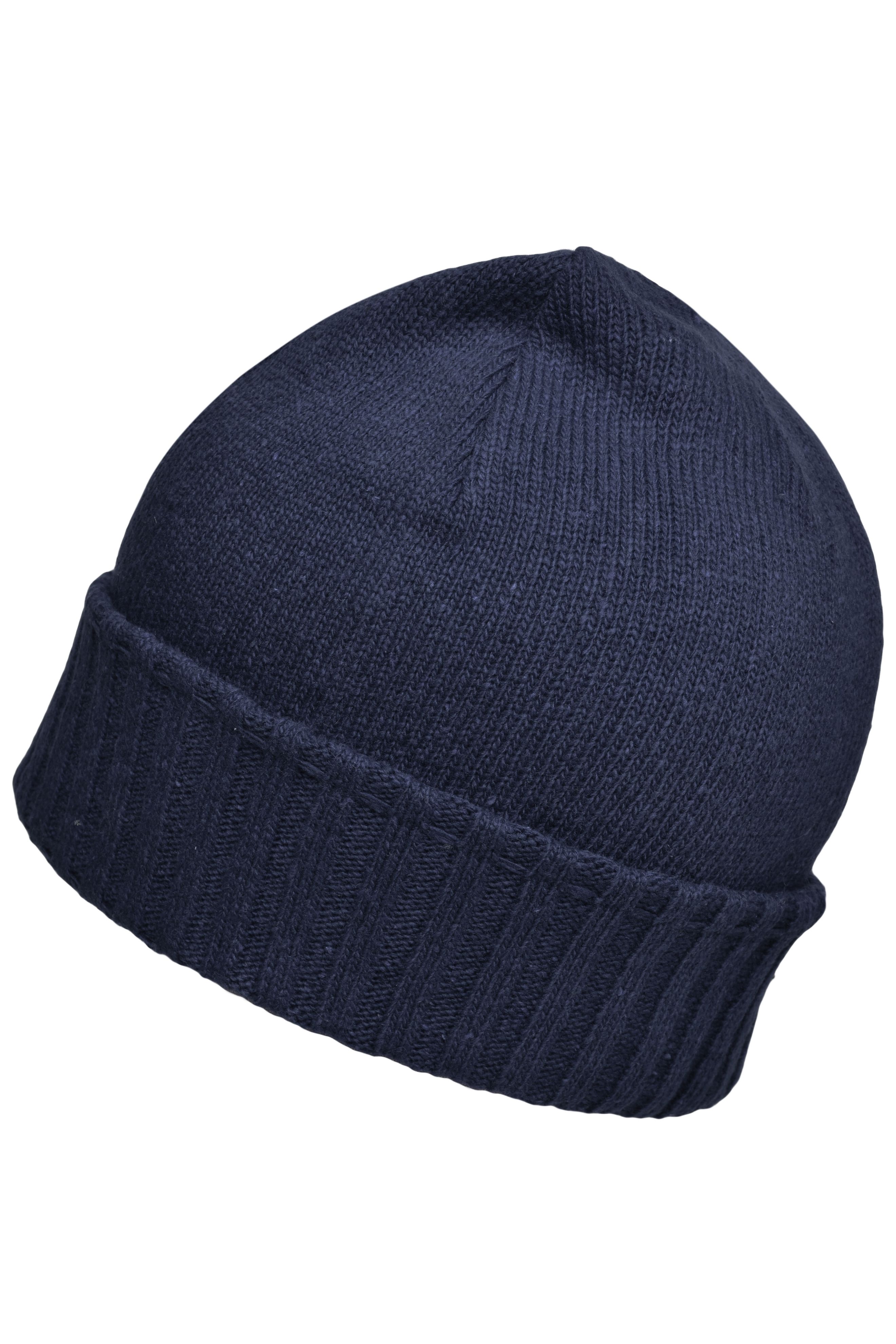 Melange Hat Basic MB7979 Elegante Strickmütze mit Krempe