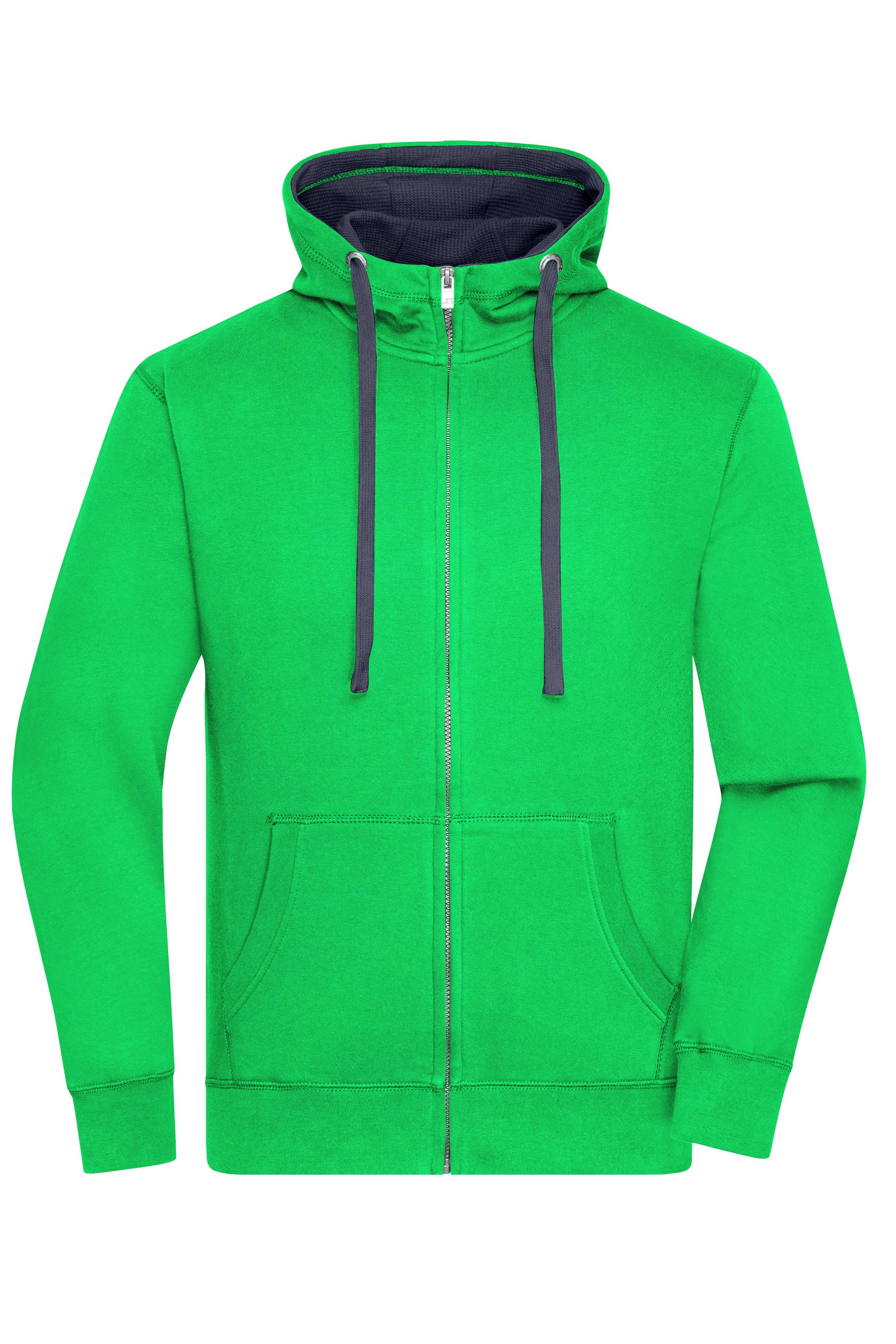 Men's Lifestyle Zip-Hoody JN963 Sweat-Jacke mit Reißverschluss und Kapuze