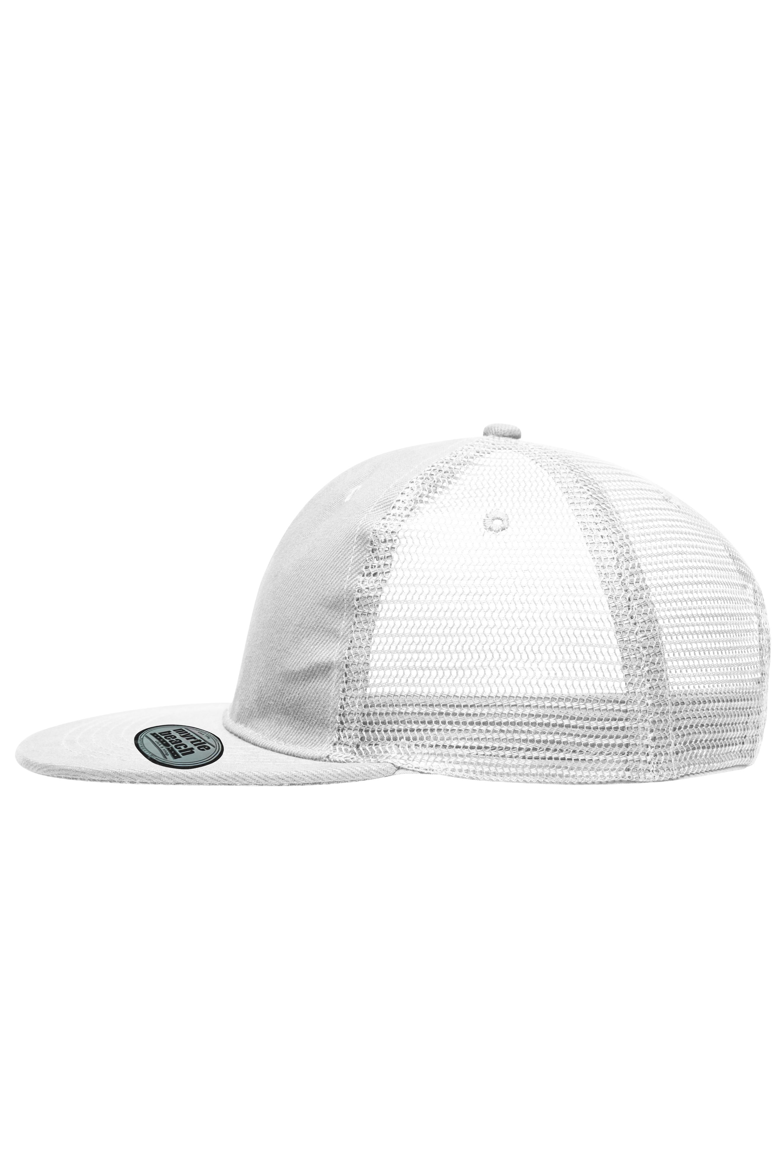 6 Panel Flat Peak Cap MB6509 6 Panel Mesh Cap mit flachem Schild