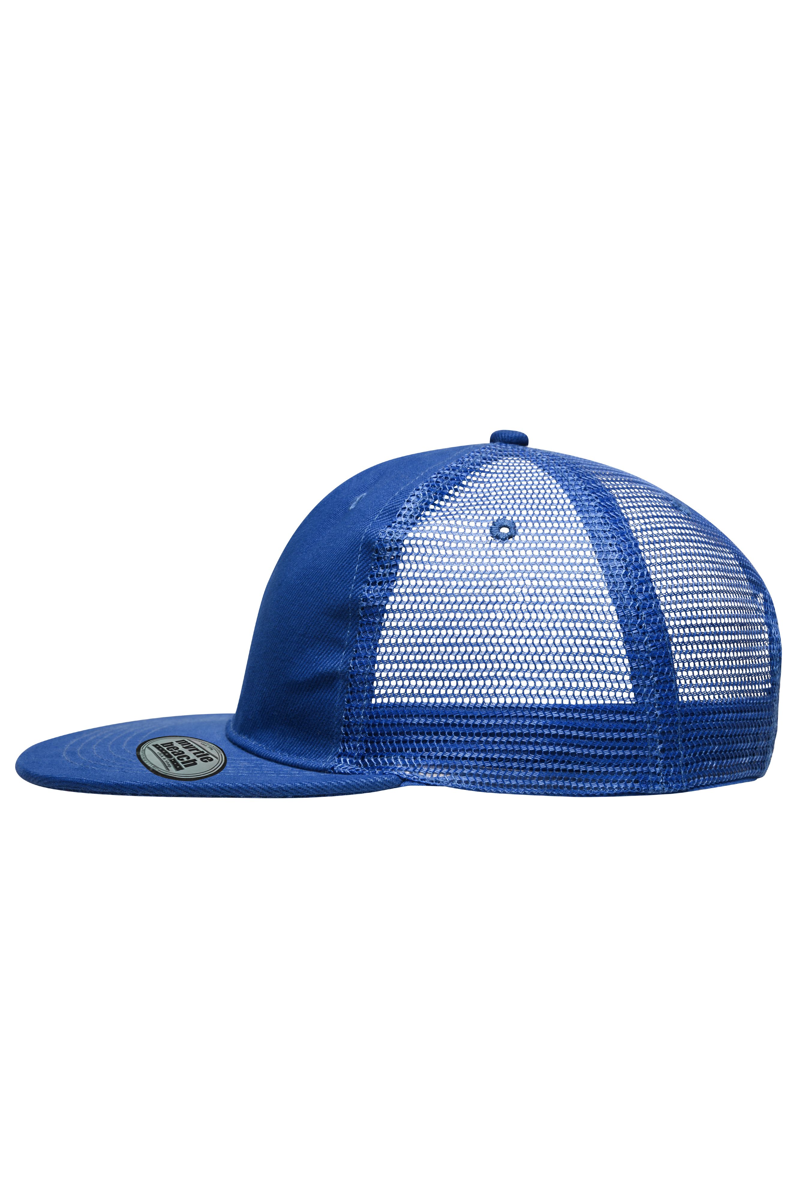 6 Panel Flat Peak Cap MB6509 6 Panel Mesh Cap mit flachem Schild