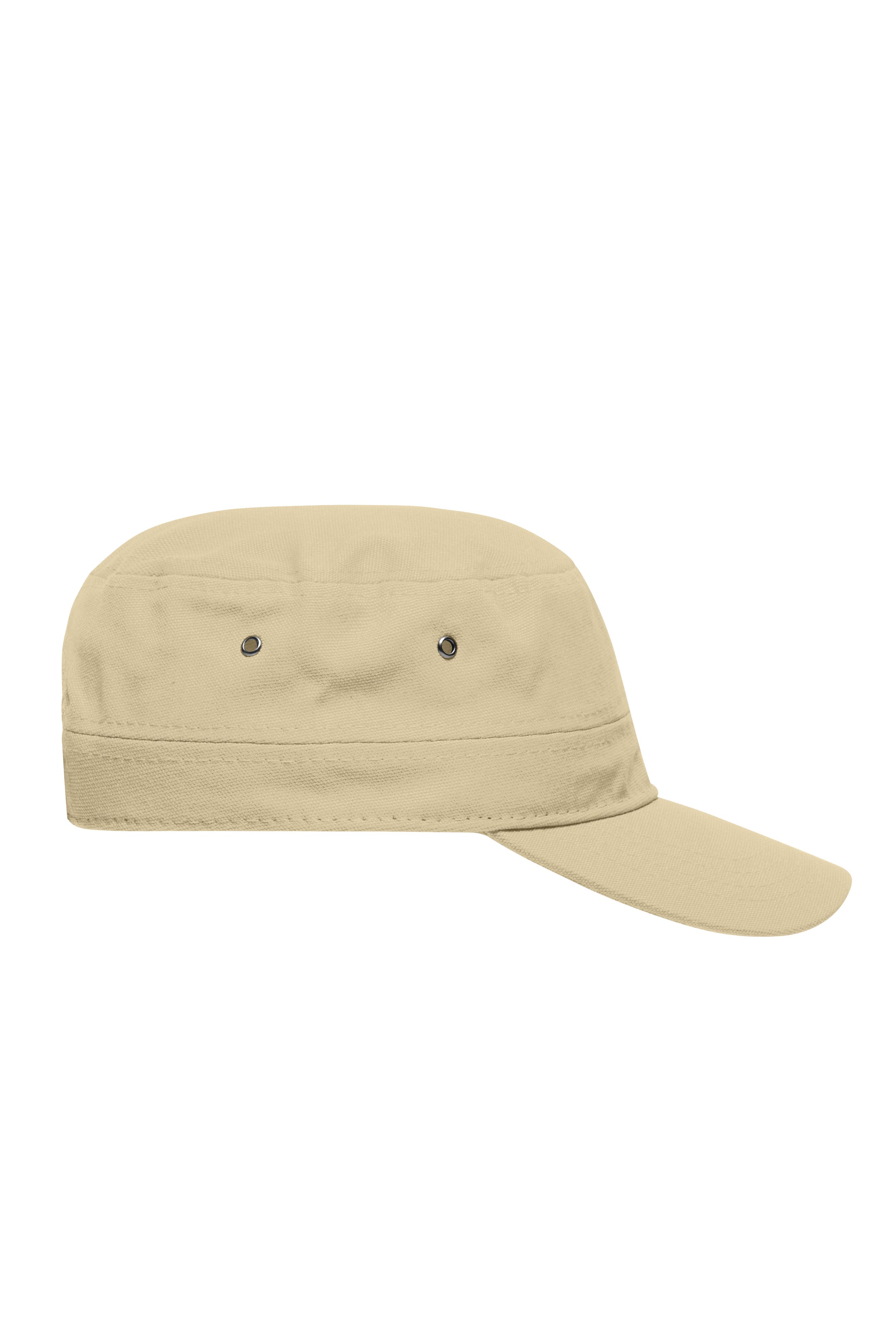 Military Cap MB095 Trendiges Cap im Military-Stil aus robustem Baumwollcanvas