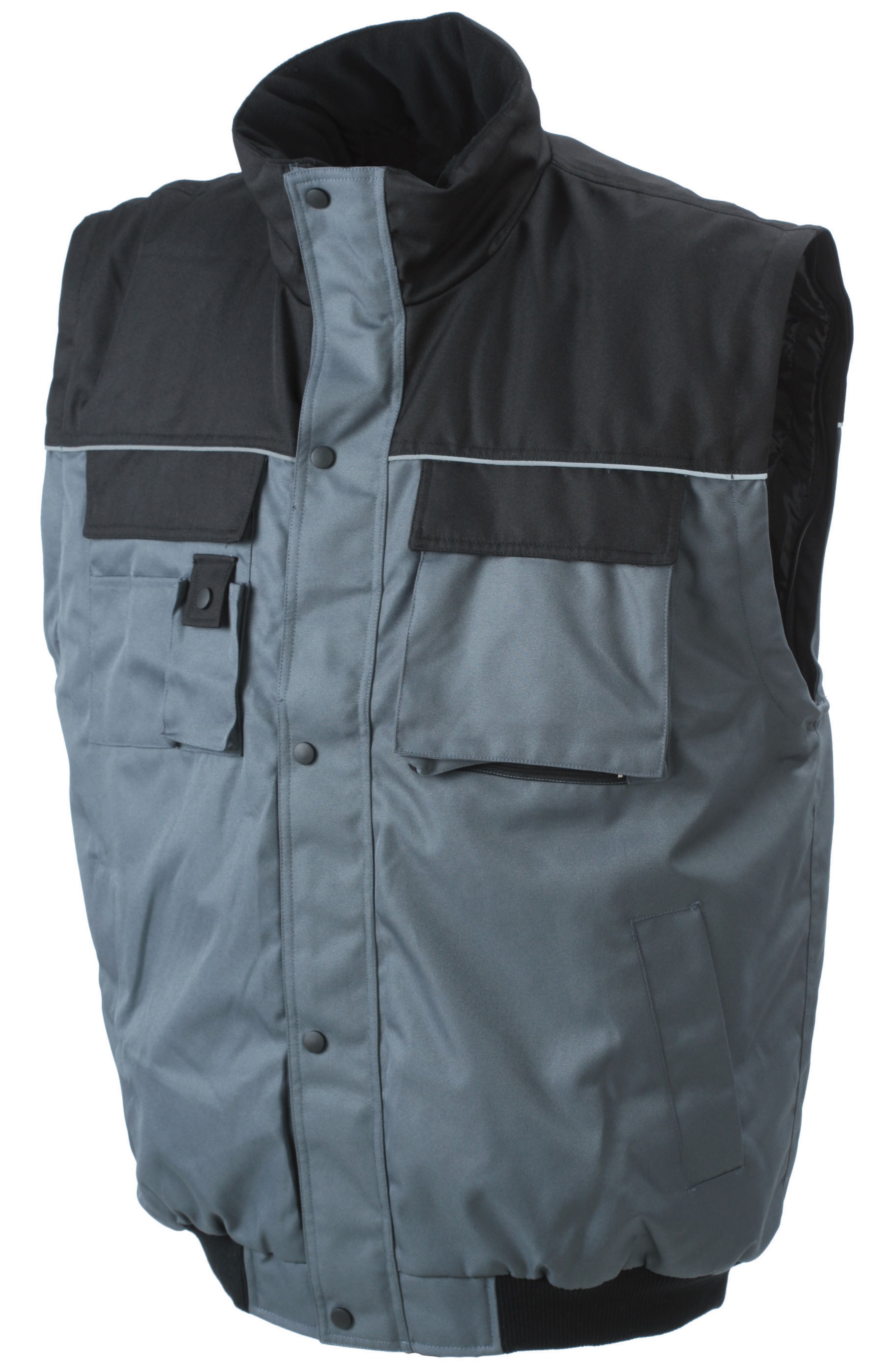 Workwear Jacket JN810 Robuste, wattierte Jacke mit abnehmbaren Ärmeln Workwear Jacket JN810 Robuste, wattierte Jacke mit abnehmbaren Ärmeln