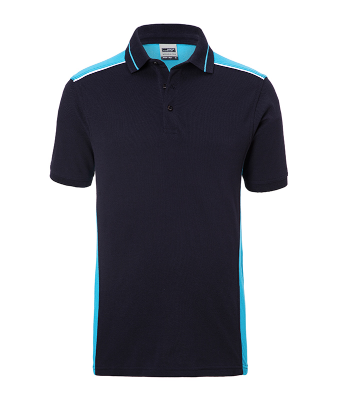 Men's Workwear Polo - COLOR - JN858 Pflegeleichtes und strapazierfähiges Polo mit Kontrasteinsätzen