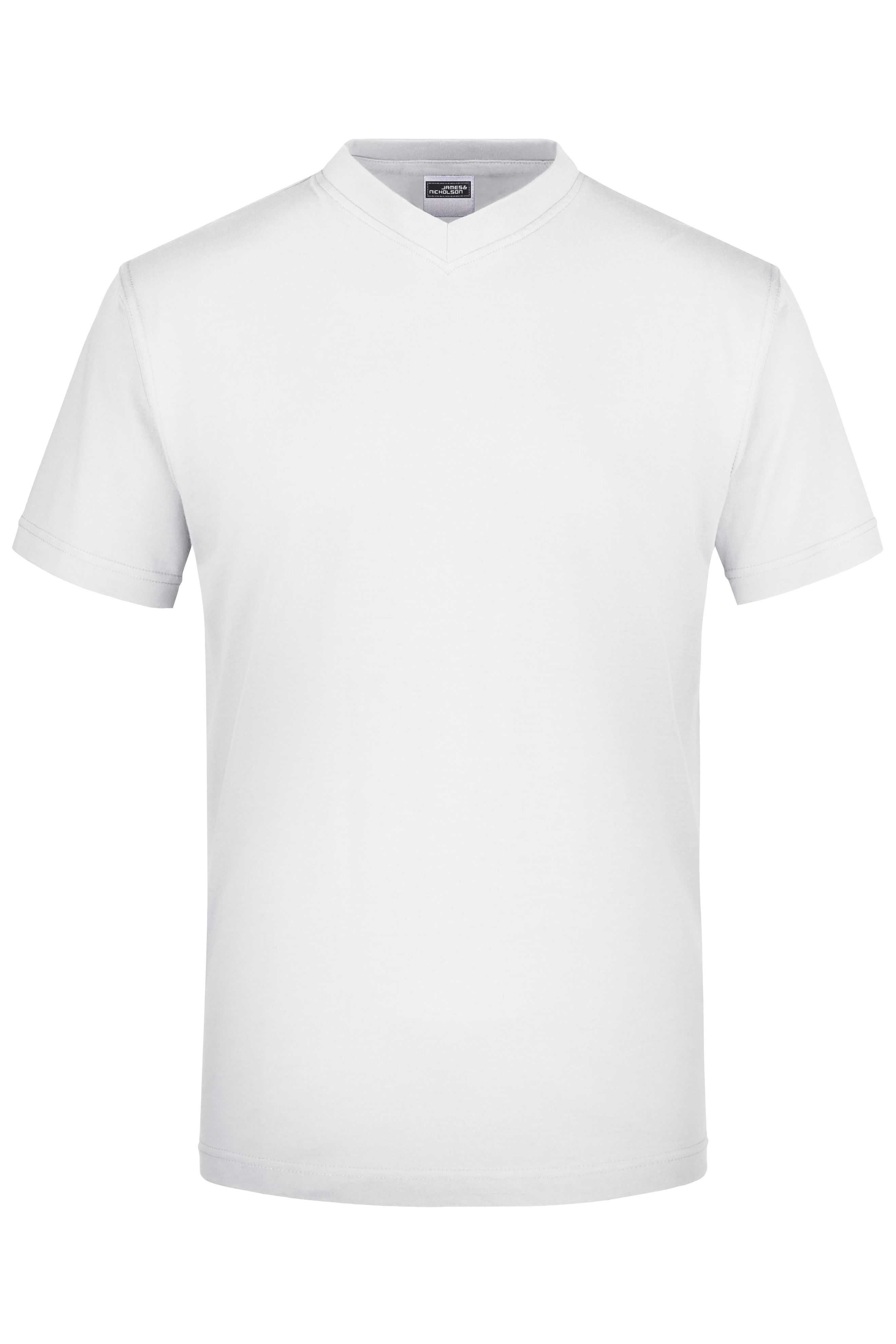 V-T Medium JN003 Komfort-V-Neck-T aus Single-Jersey