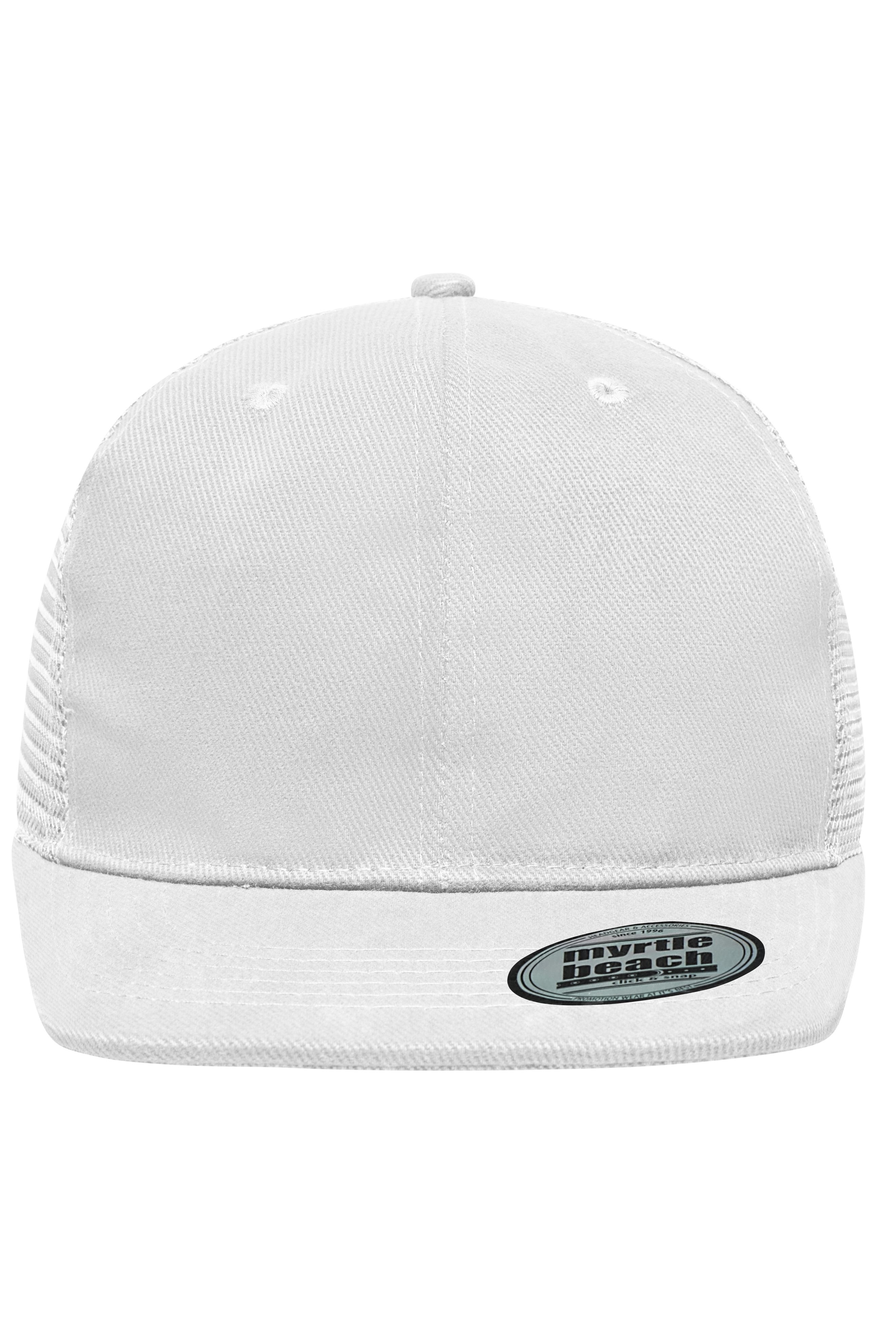 6 Panel Flat Peak Cap MB6509 6 Panel Mesh Cap mit flachem Schild