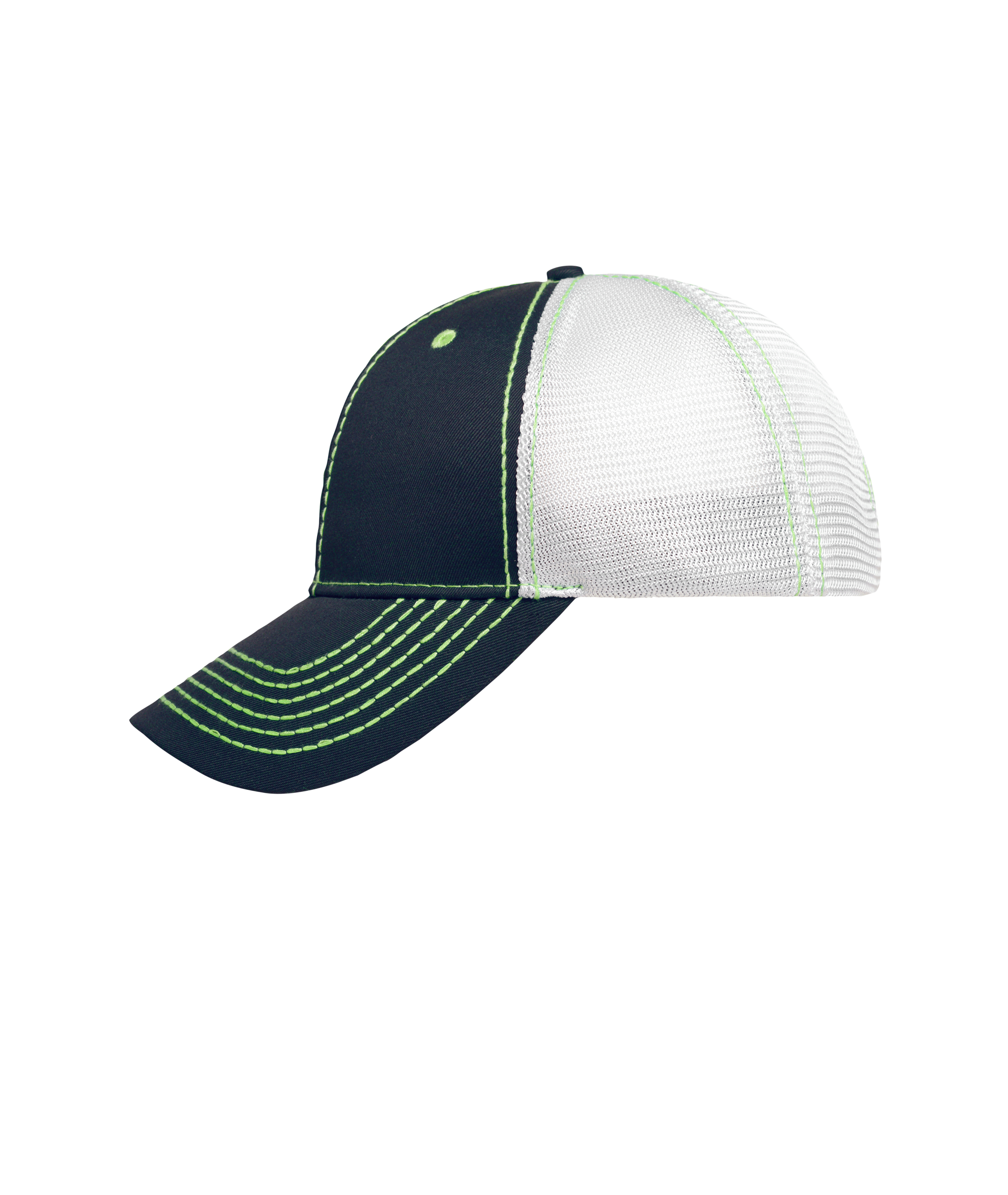 6 Panel Mesh Cap MB6229 Klassisches 6 Panel Cap mit kontrastfarbenen Nähten