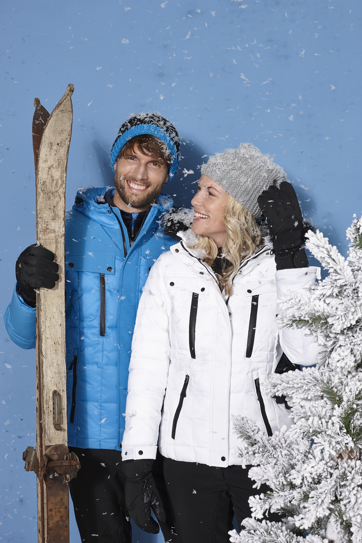 Wintersport Hat MB7103 Strickmütze mit Kontrastabschluss