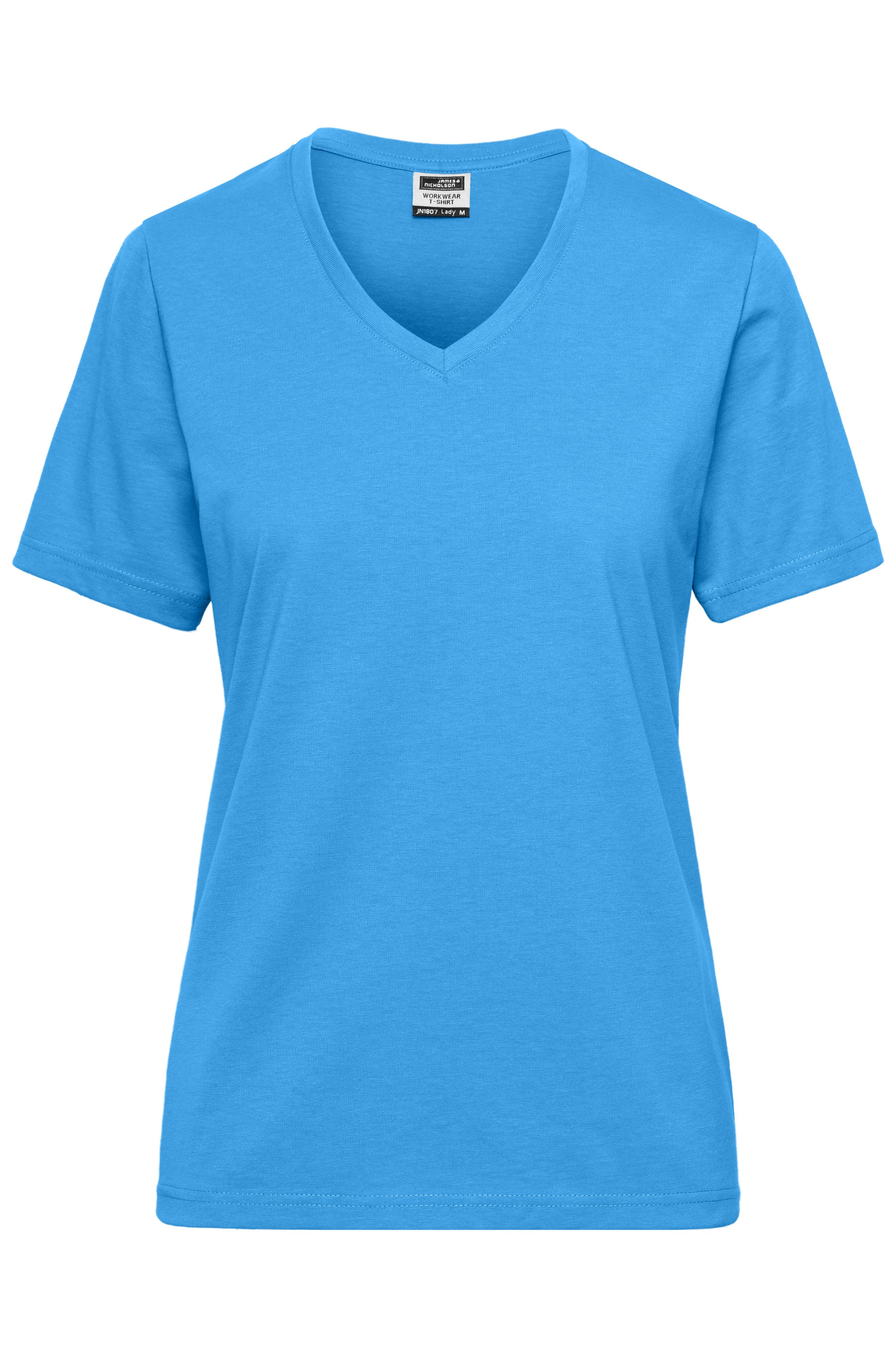 Ladies' BIO Workwear T-Shirt JN1807 Strapazierfähiges und pflegeleichtes T-Shirt