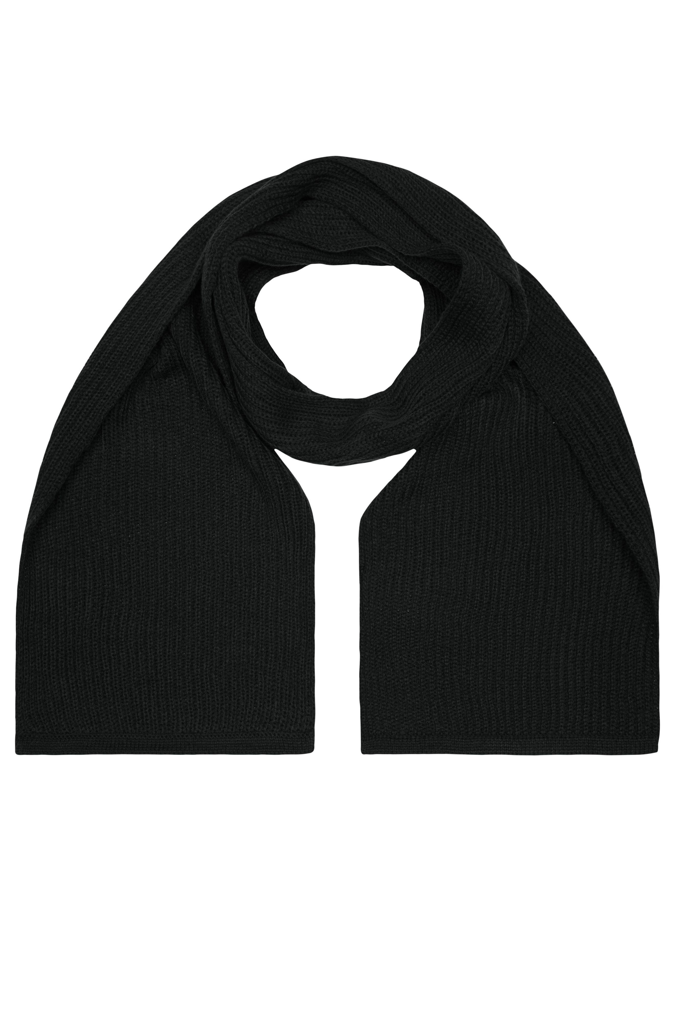 Knitted Scarf MB504 Grober Strickschal mit eingefassten Enden