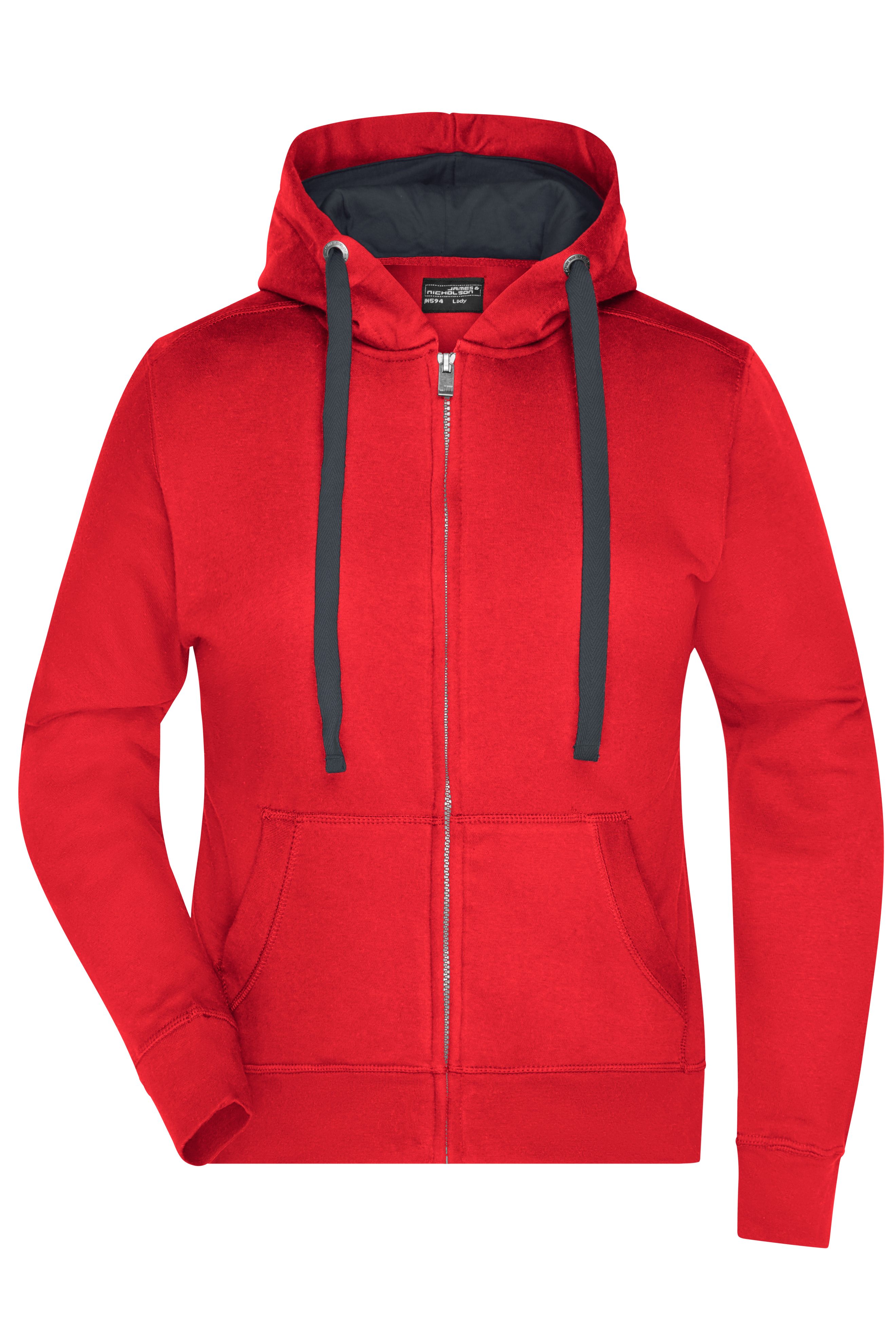 Ladies' Hooded Jacket JN594 Premium Sweat-Jacke mit Bionic®-Finish