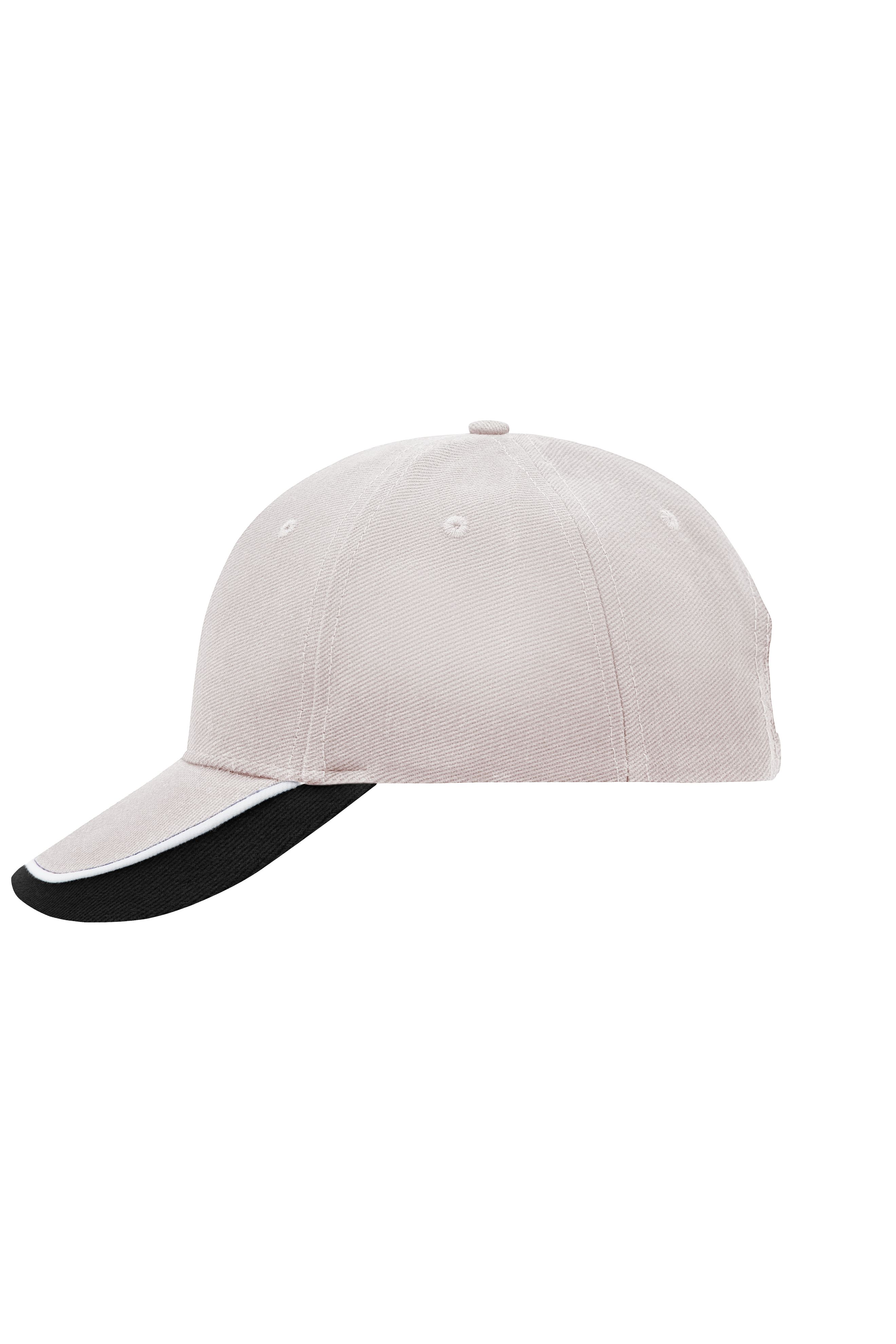 Half-Pipe Sandwich Cap MB049 6 Panel Cap mit extravaganter, dreifarbiger Sandwich-Lösung