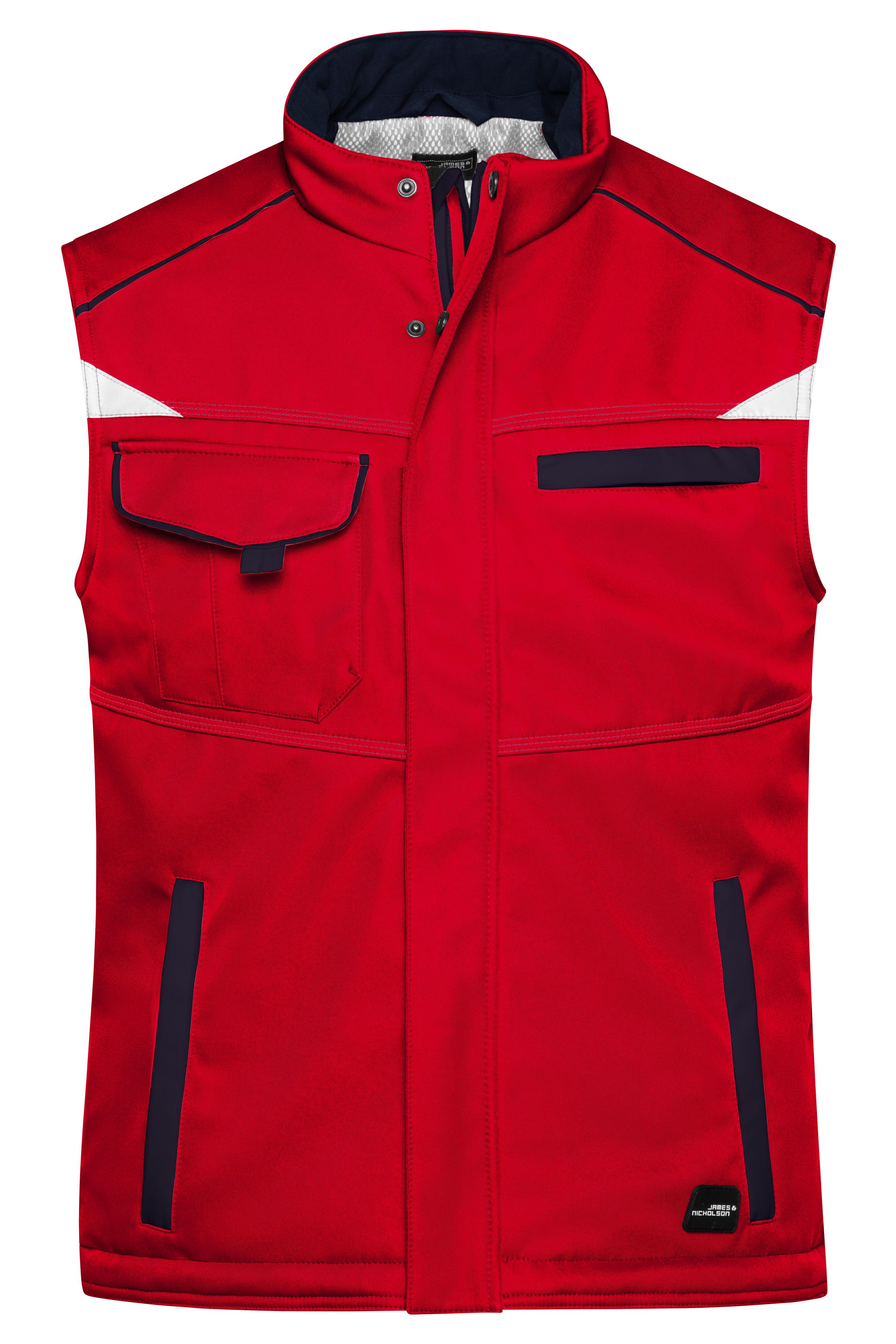 Workwear Softshell Padded Vest - COLOR - JN854 Funktionelle Softshell Weste mit warmem Innenfutter