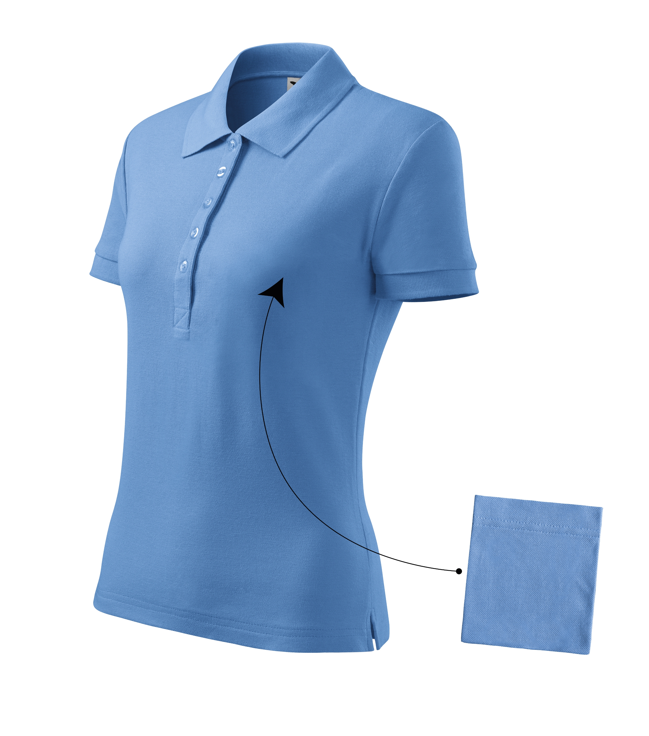 Cotton 213 Polohemd Damen