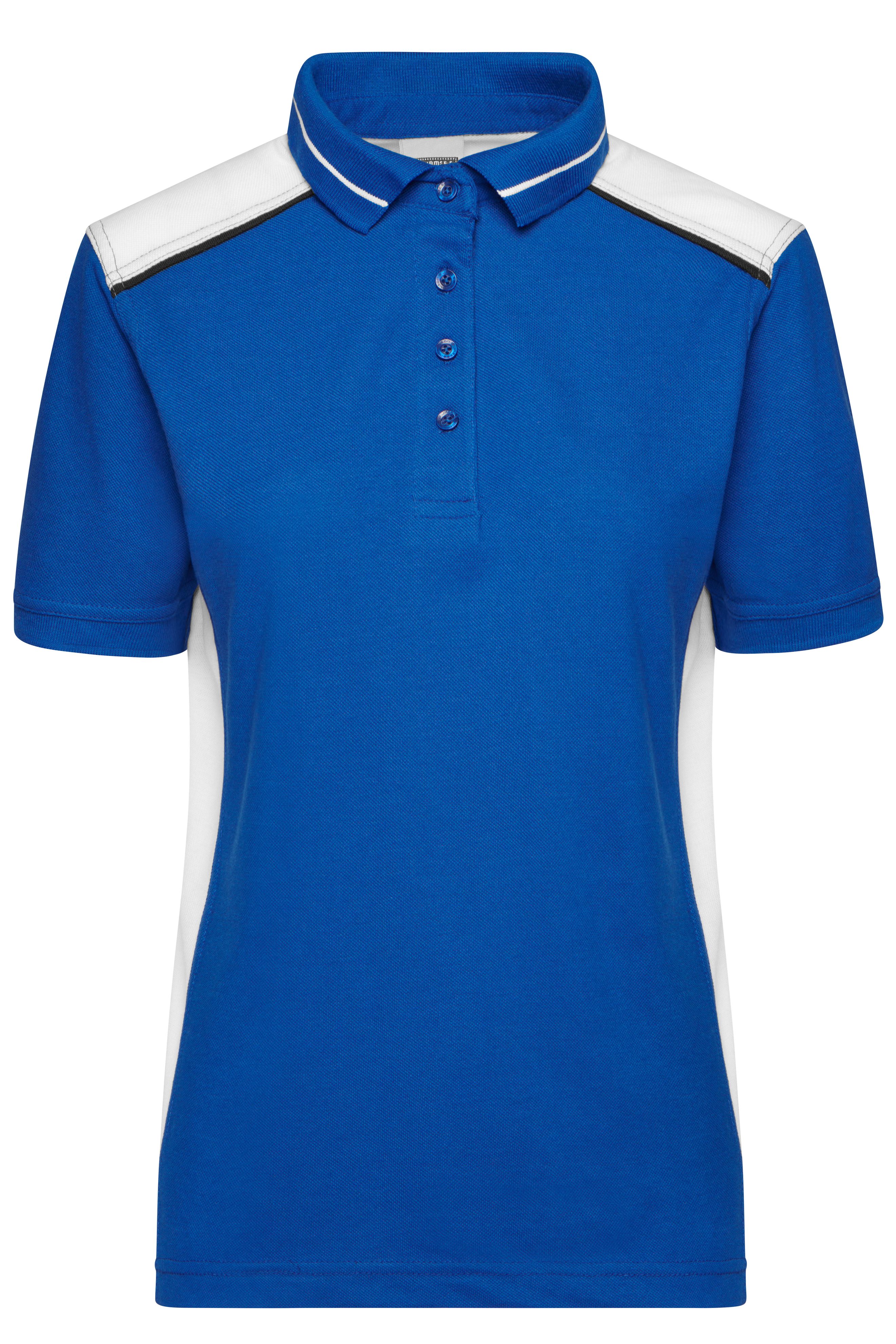 Ladies' Workwear Polo - COLOR - JN857 Pflegeleichtes und strapazierfähiges Polo mit Kontrasteinsätzen