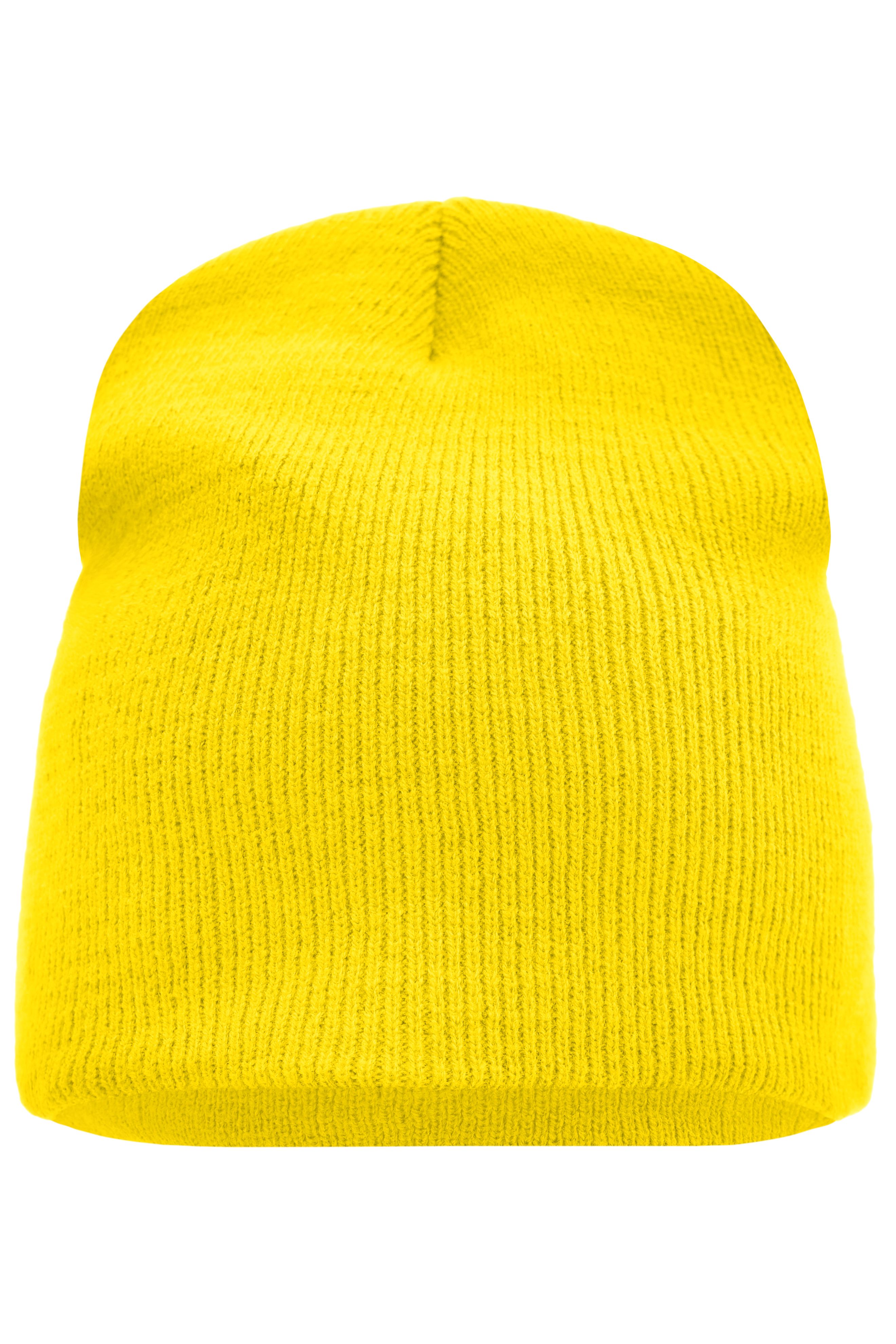 Beanie No.1 MB7580 Enganliegende Strickmütze ohne Umschlag