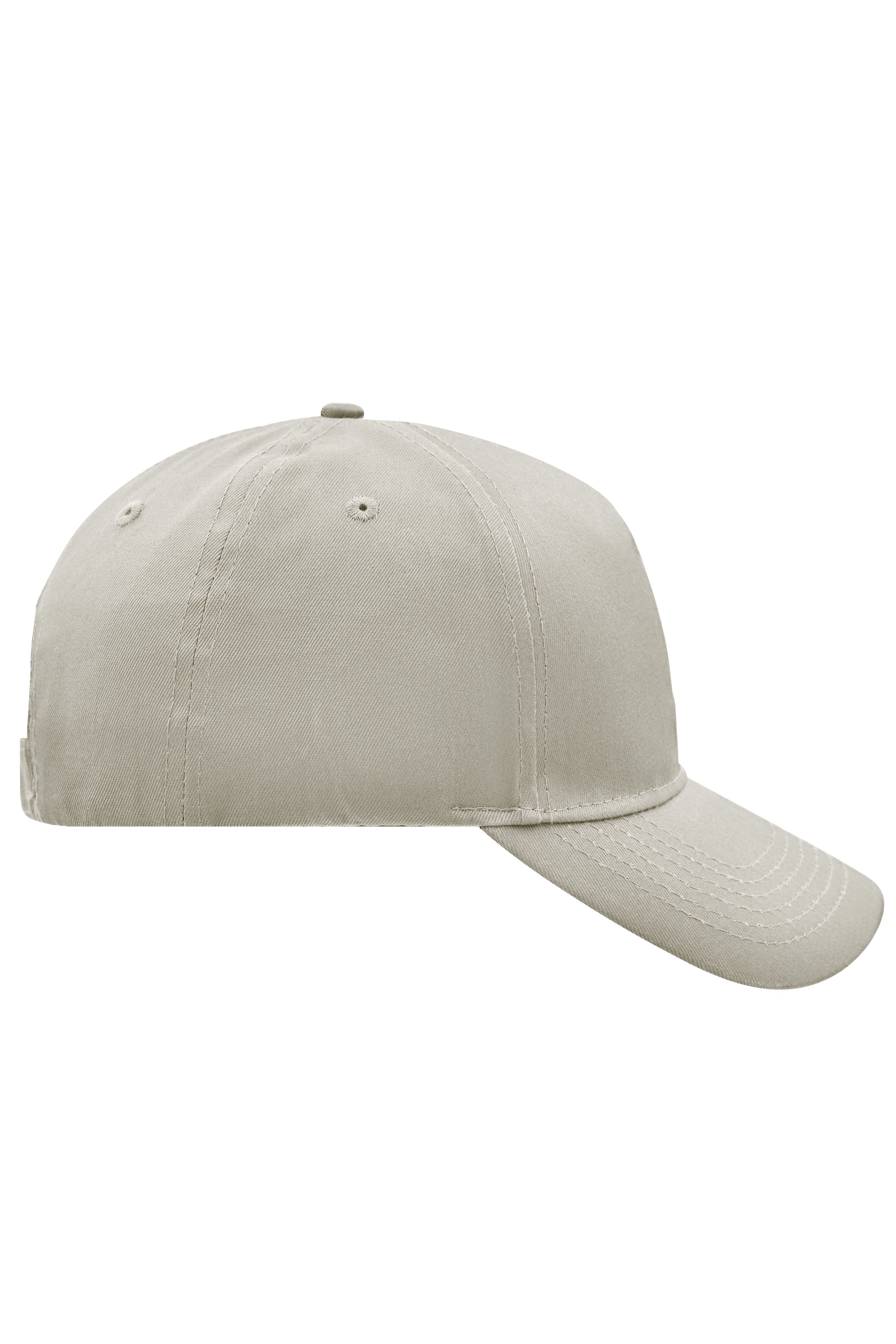 5 Panel Cap MB6117 5 Panel Cap mit ungebürsteter Oberfläche