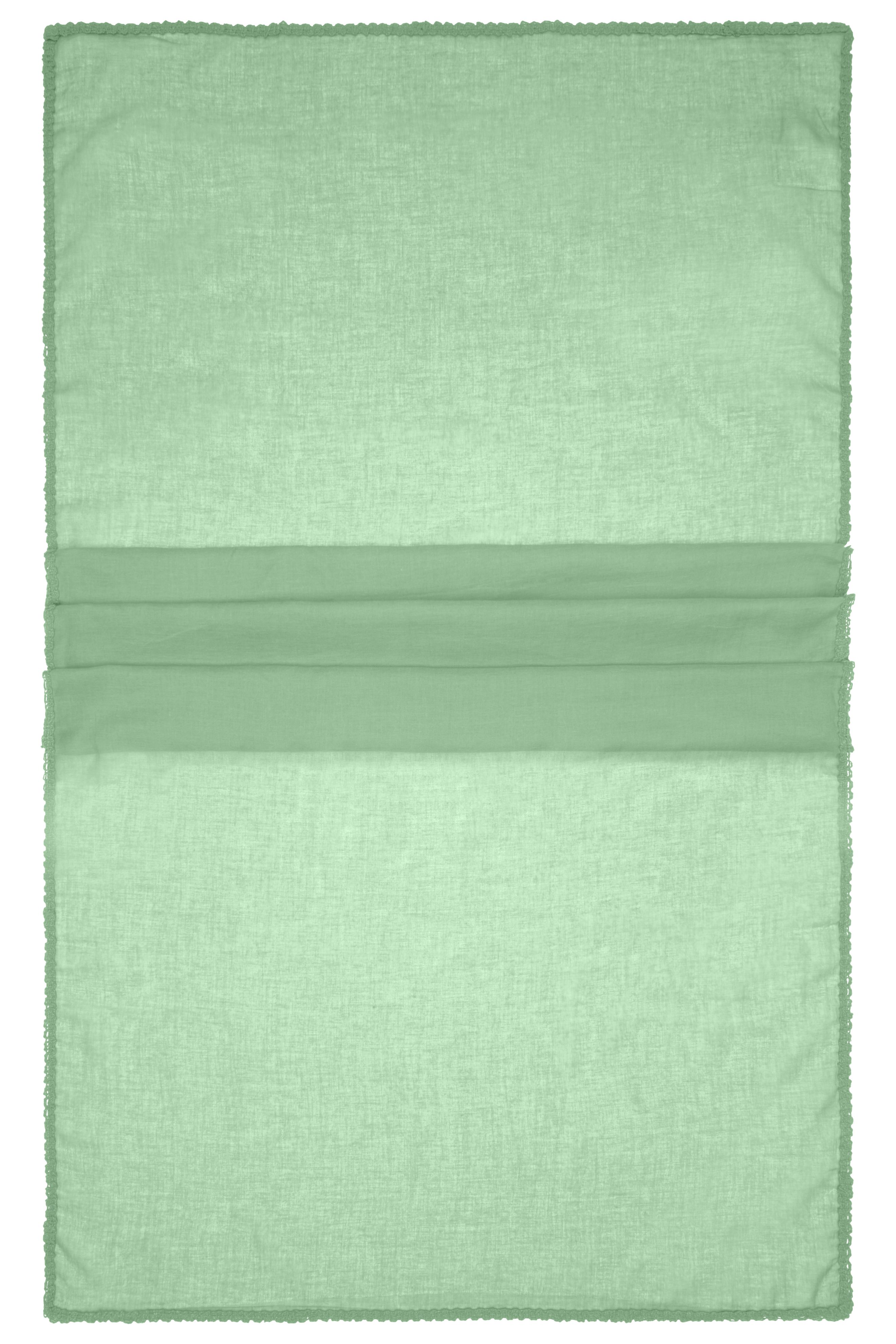 Cotton Scarf MB6404 Modischer Schal mit Zierbordüre entlang der Kante