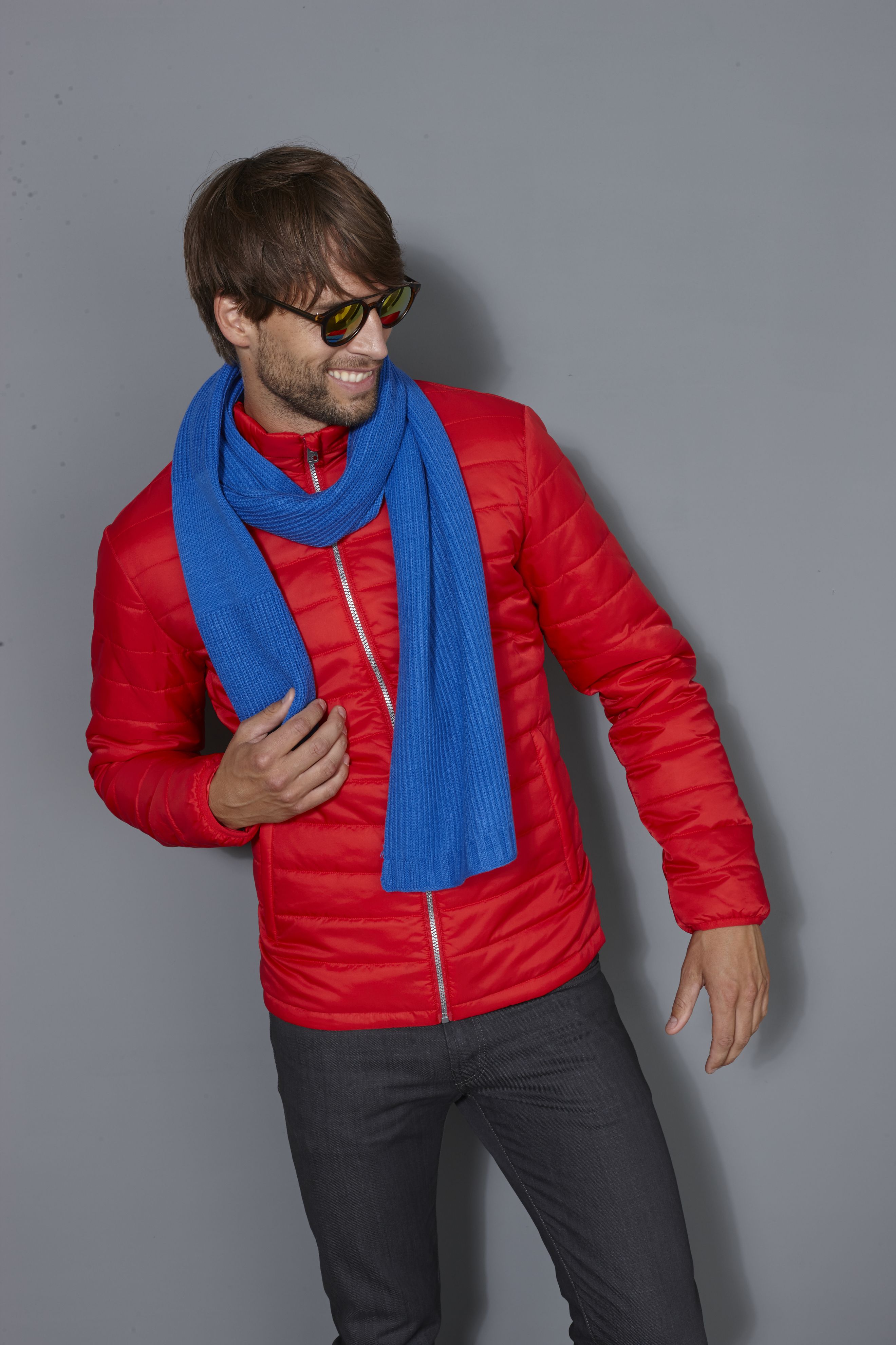 Promotion Scarf MB7995 Strickschal im Ripp-Design