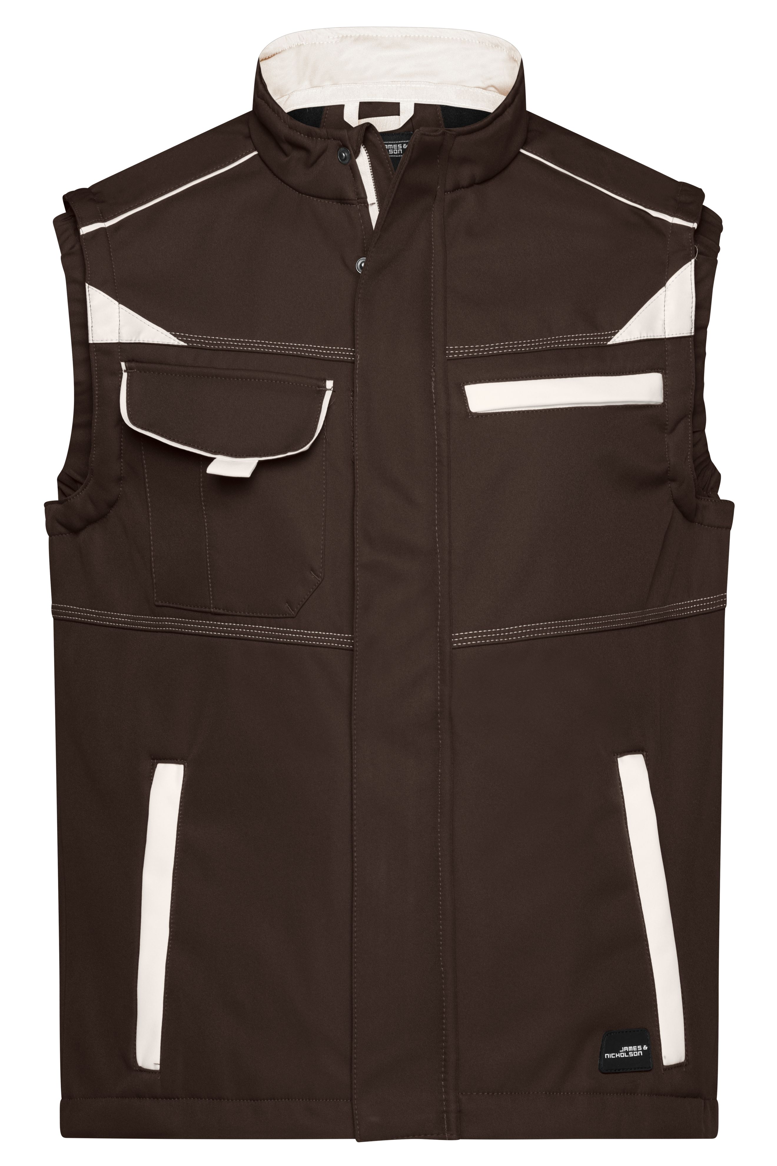 Workwear Softshell Vest - COLOR - JN852 Funktionelle Softshellweste mit hochwertiger Ausstattung